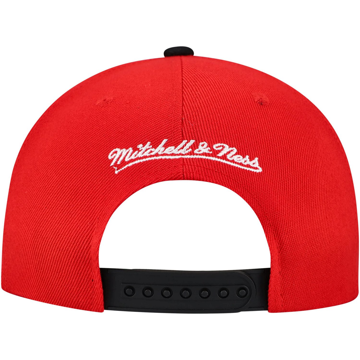 Mitchell  Ness Black Chicago Blackhawks Underarch Two-Tone Pro Crown Snapback Hat - view number 4