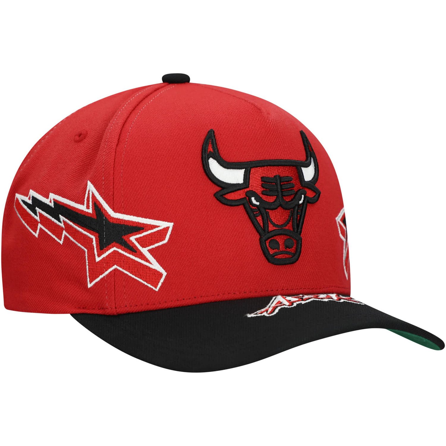 Mitchell  Ness Black Chicago Bulls AS2K Stars Pro Crown Adjustable Hat