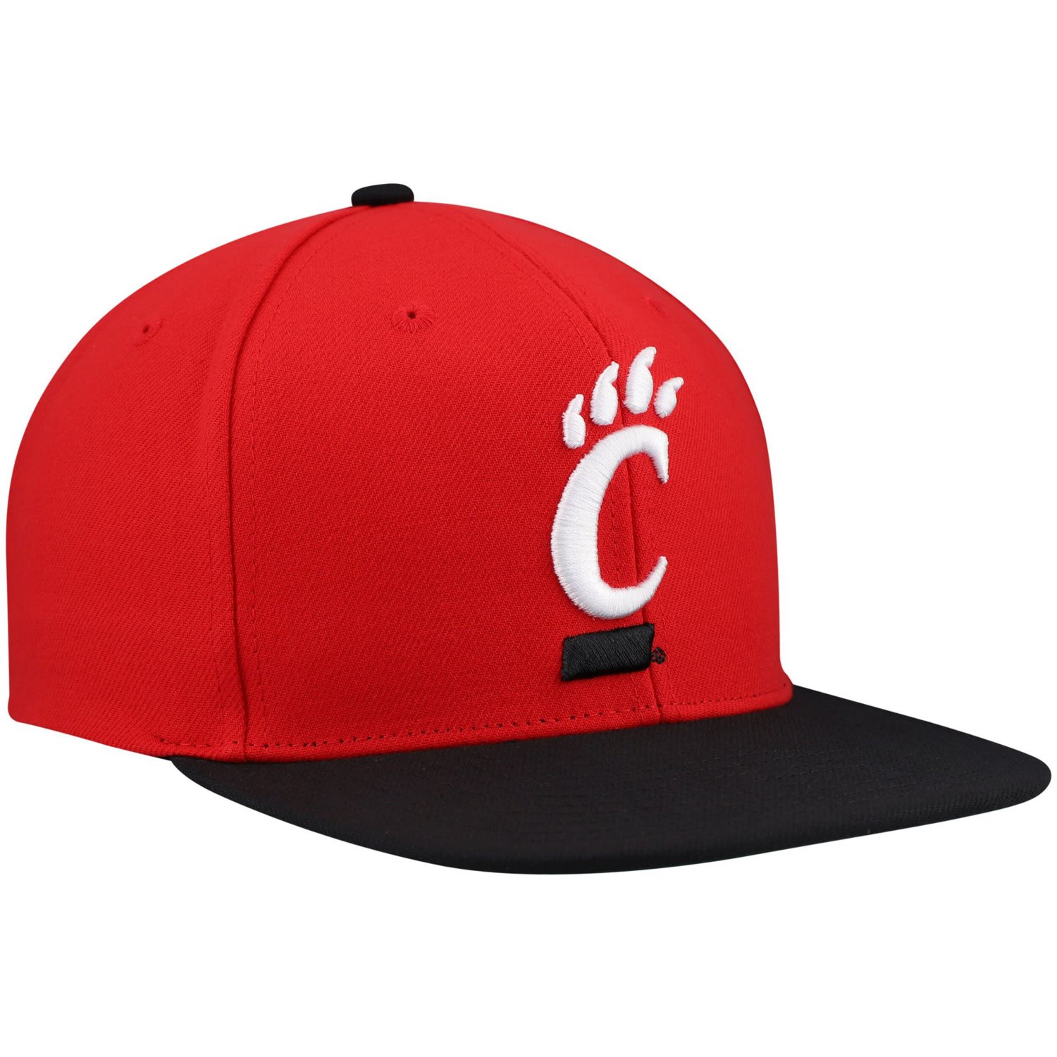 Mitchell  Ness /Black Cincinnati Bearcats 2-Tone 20 Snapback Hat                                                                 - view number 3