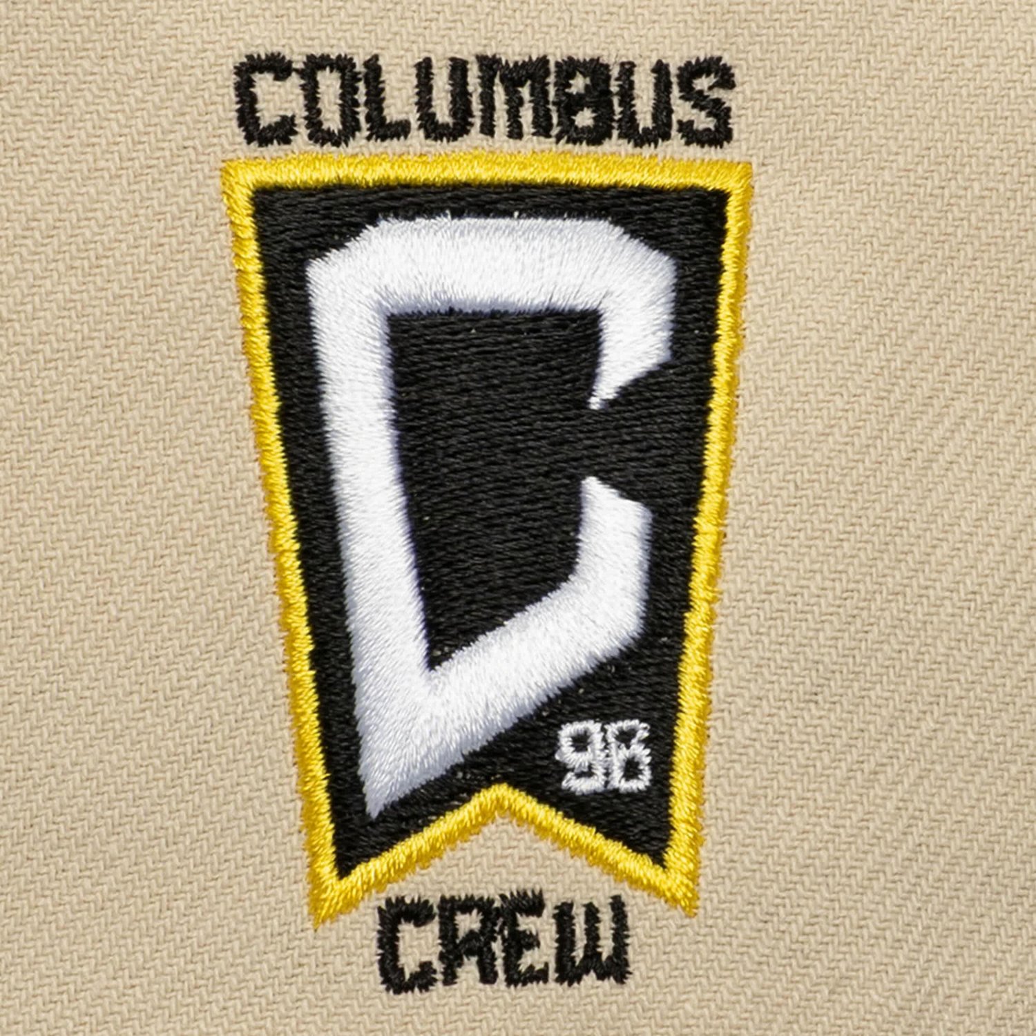 Mitchell  Ness Black Columbus Crew Upside Down Pro Pinch Snapback Hat - view number 3