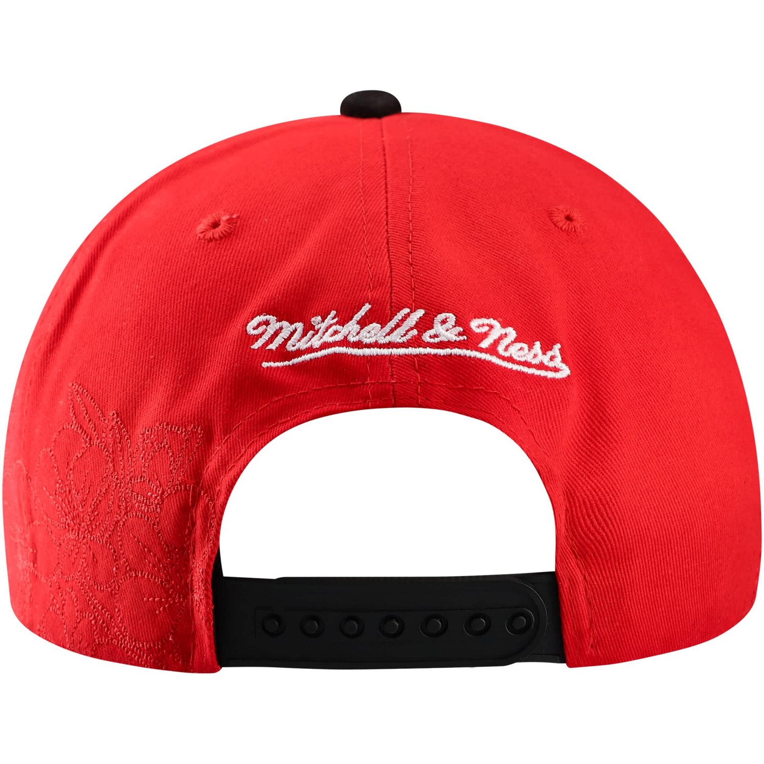 Mitchell  Ness Black Detroit Wings May Flowers Pro Crown Adjustable Hat - view number 4
