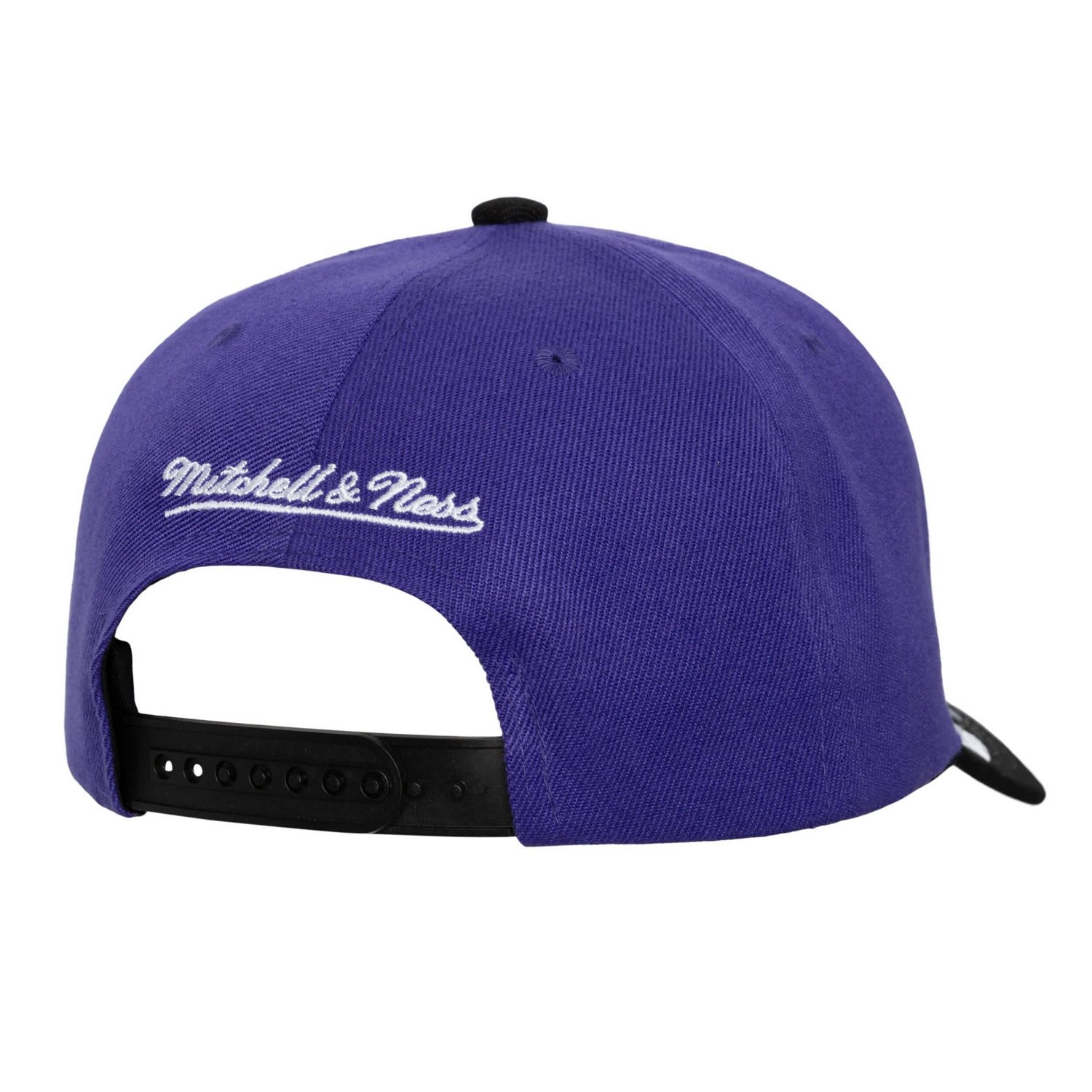 Mitchell  Ness Black Milwaukee Bucks Underarch Two-Tone Pro Crown Snapback Hat - view number 2