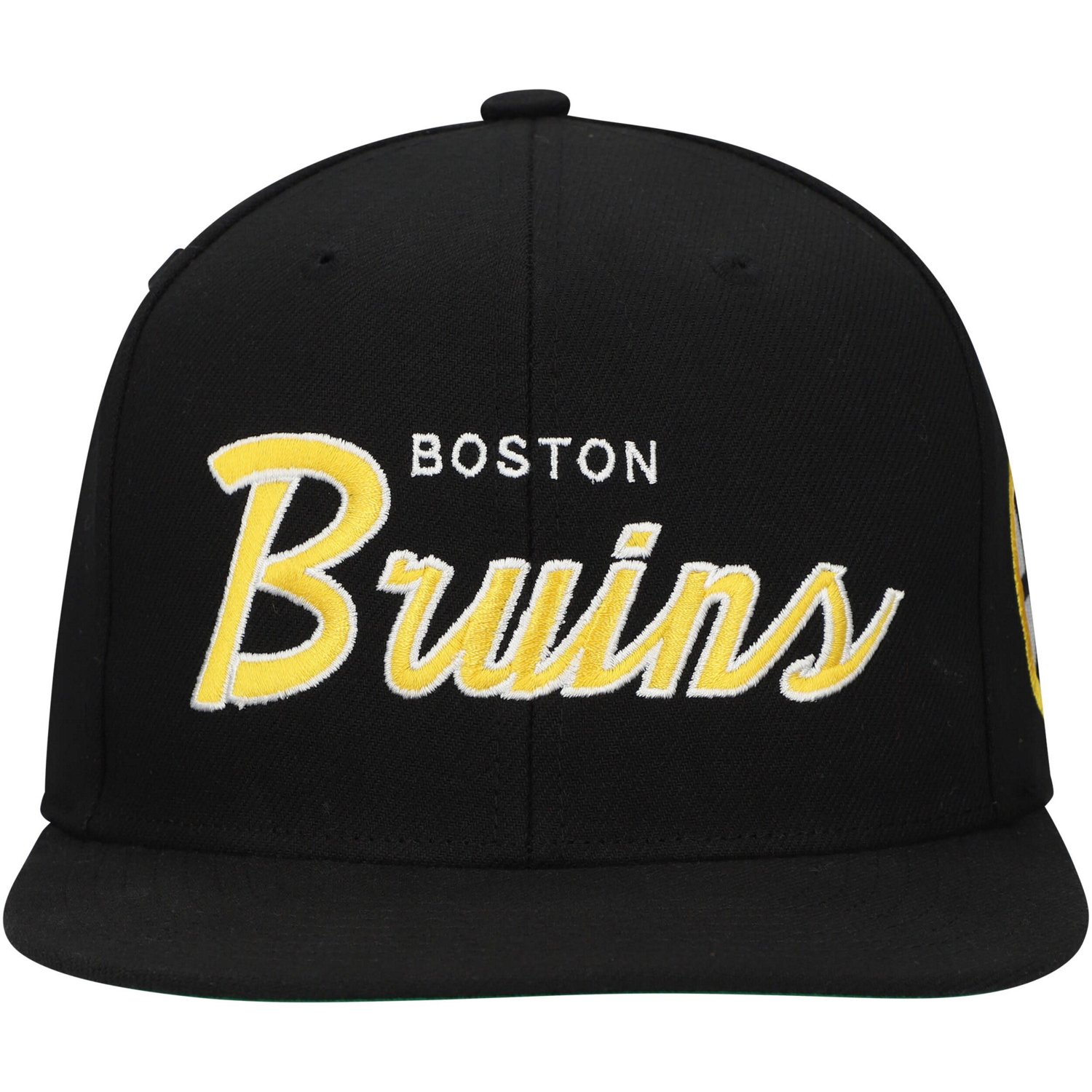 Mitchell  Ness Boston Bruins Core Team Script 20 Snapback Hat - view number 2