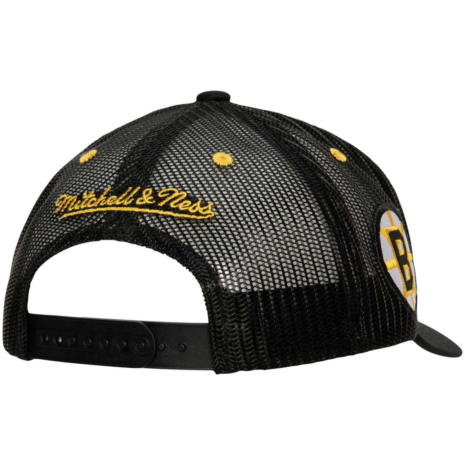 Mitchell  Ness Boston Bruins Team Seal Trucker Snapback Hat                                                                      - view number 2