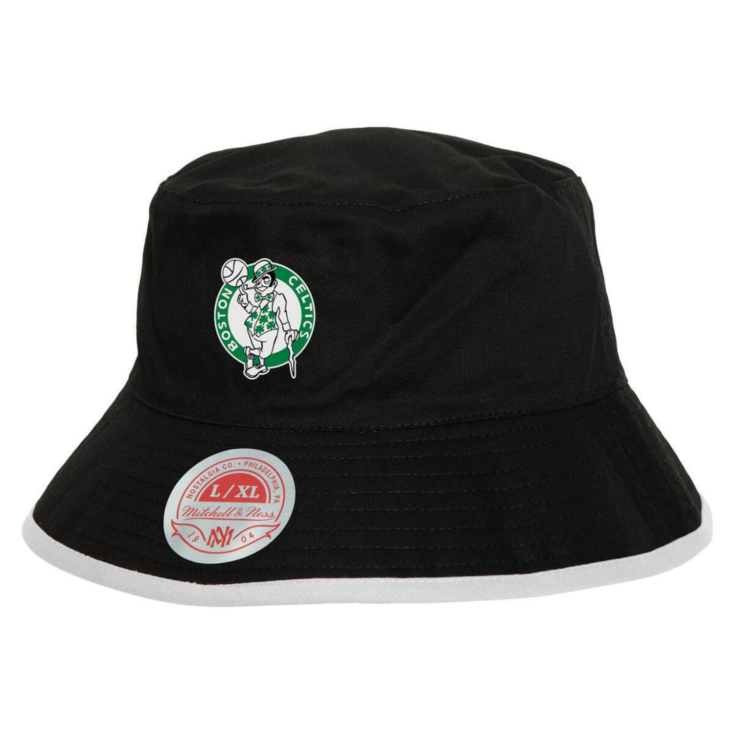 Mitchell  Ness Boston Celtics Flip It Reversible Bucket Hat