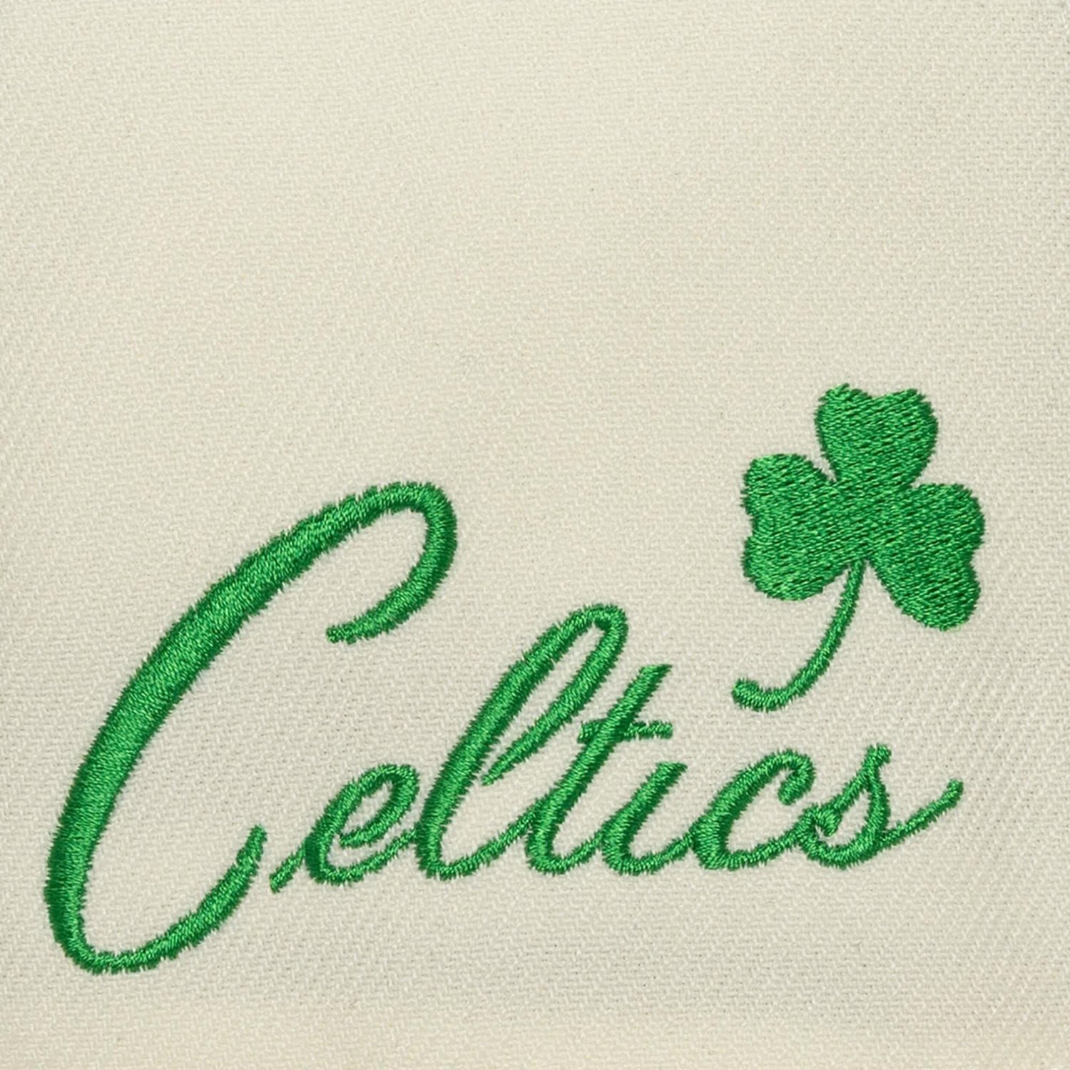 Mitchell  Ness Boston Celtics Ochre Dusted Double Two-Toned Pro Crown Adjustable Hat - view number 3