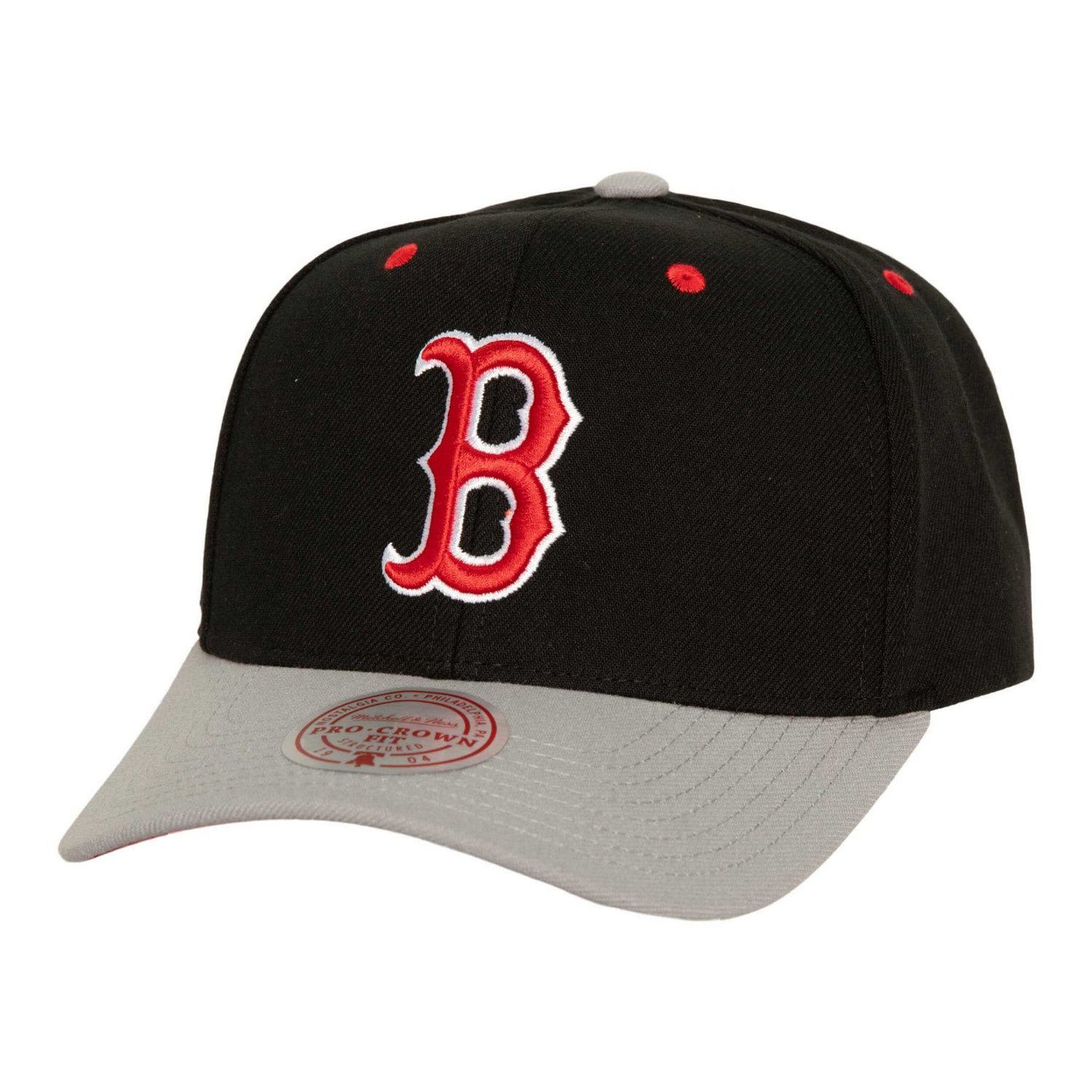 Mitchell  Ness Boston Red Sox Bred Pro Adjustable Hat