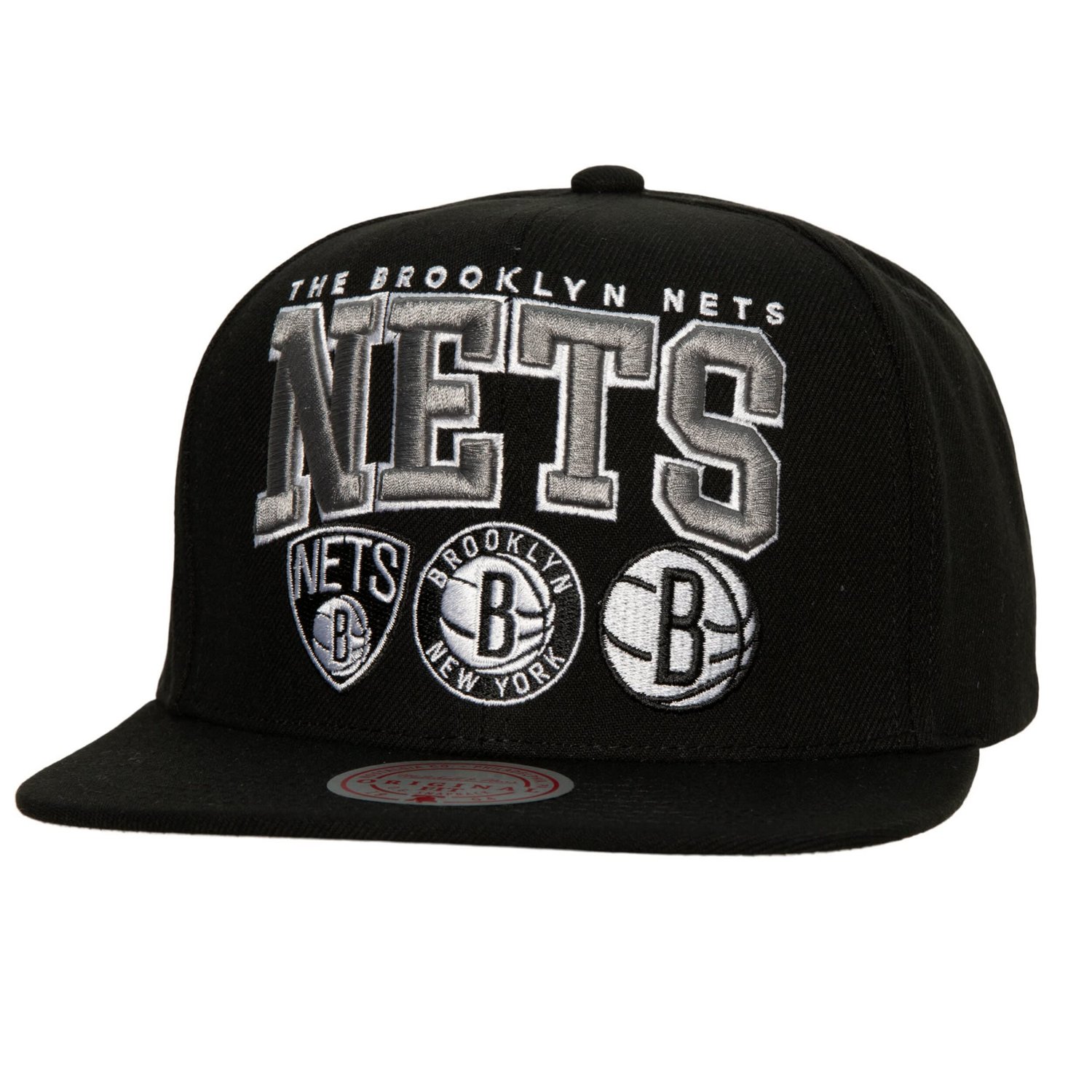Mitchell  Ness Brooklyn Nets Champ Stack Snapback Hat