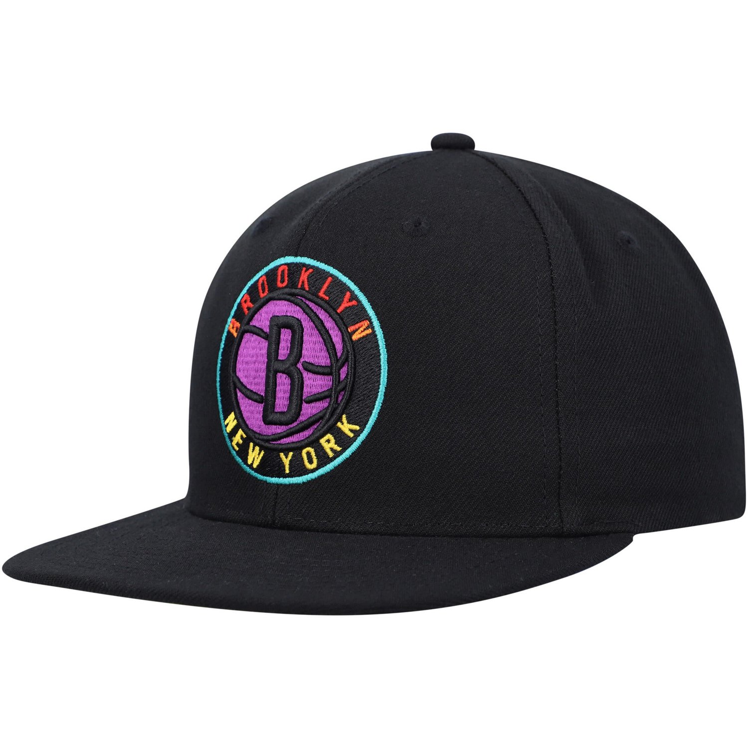 Mitchell  Ness Brooklyn Nets Soul High-Grade Fade Undervisor Snapback Hat - view number 3