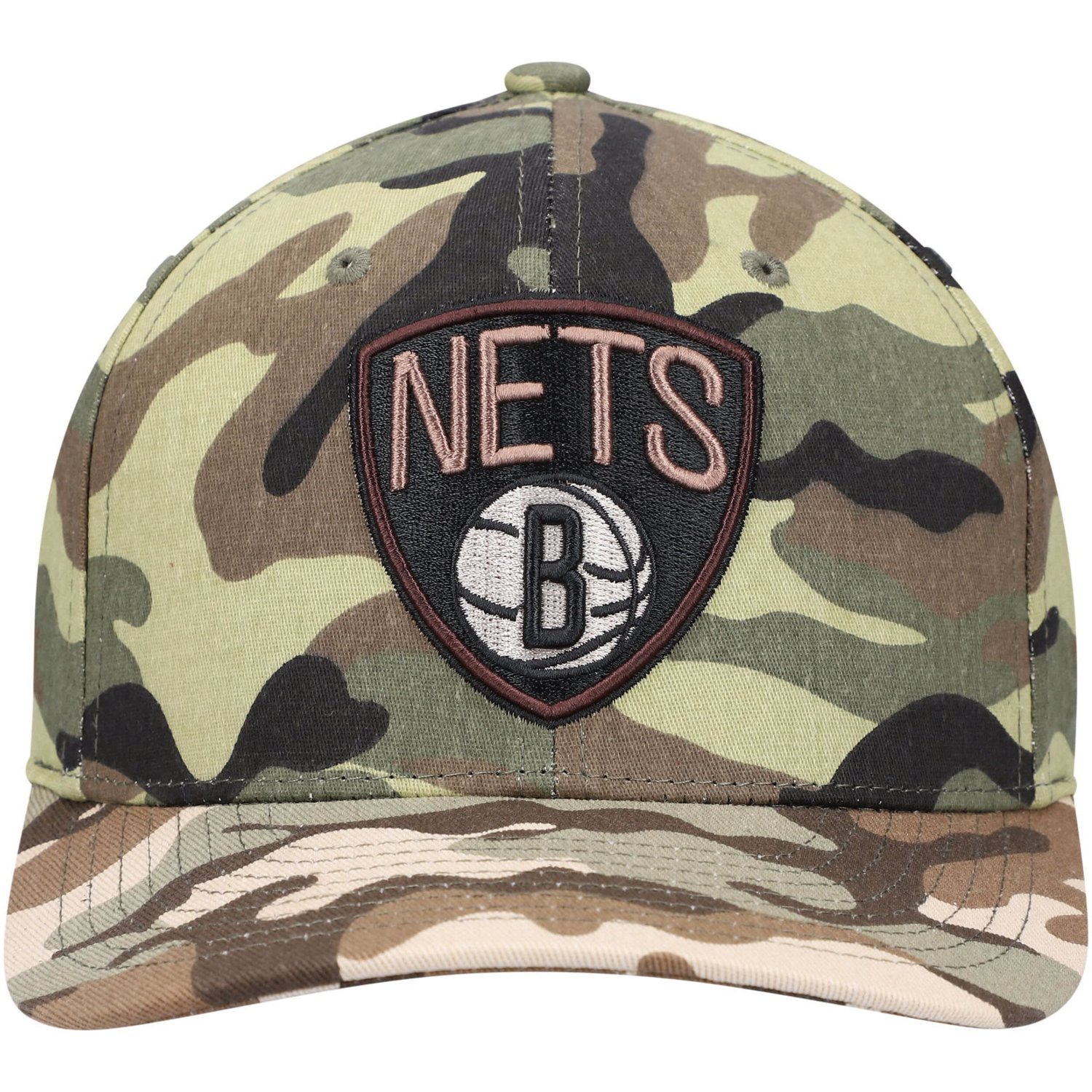 Mitchell  Ness Brooklyn Nets Woodland Desert Snapback Hat
