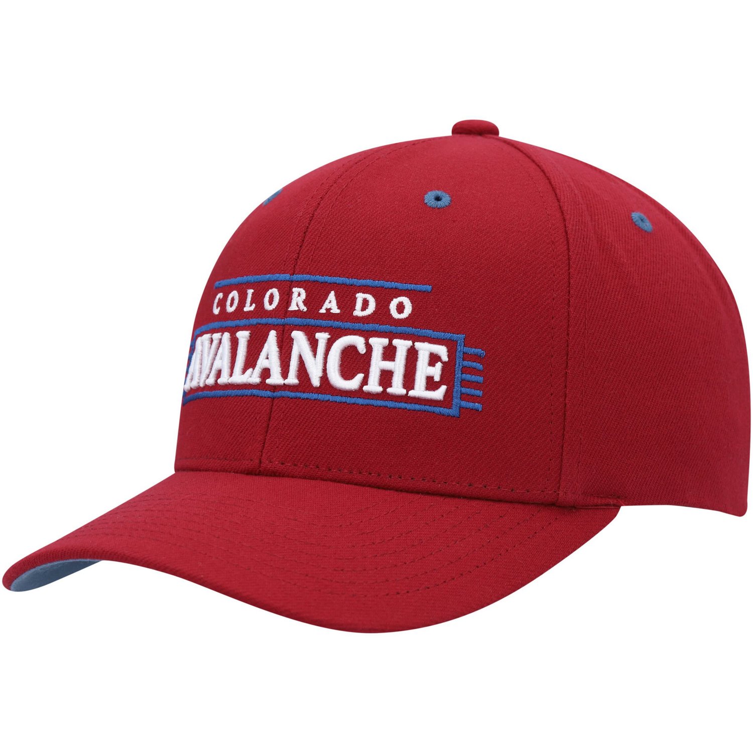 Mitchell  Ness Burgundy Colorado Avalanche LOFI Pro Snapback Hat                                                                 - view number 3