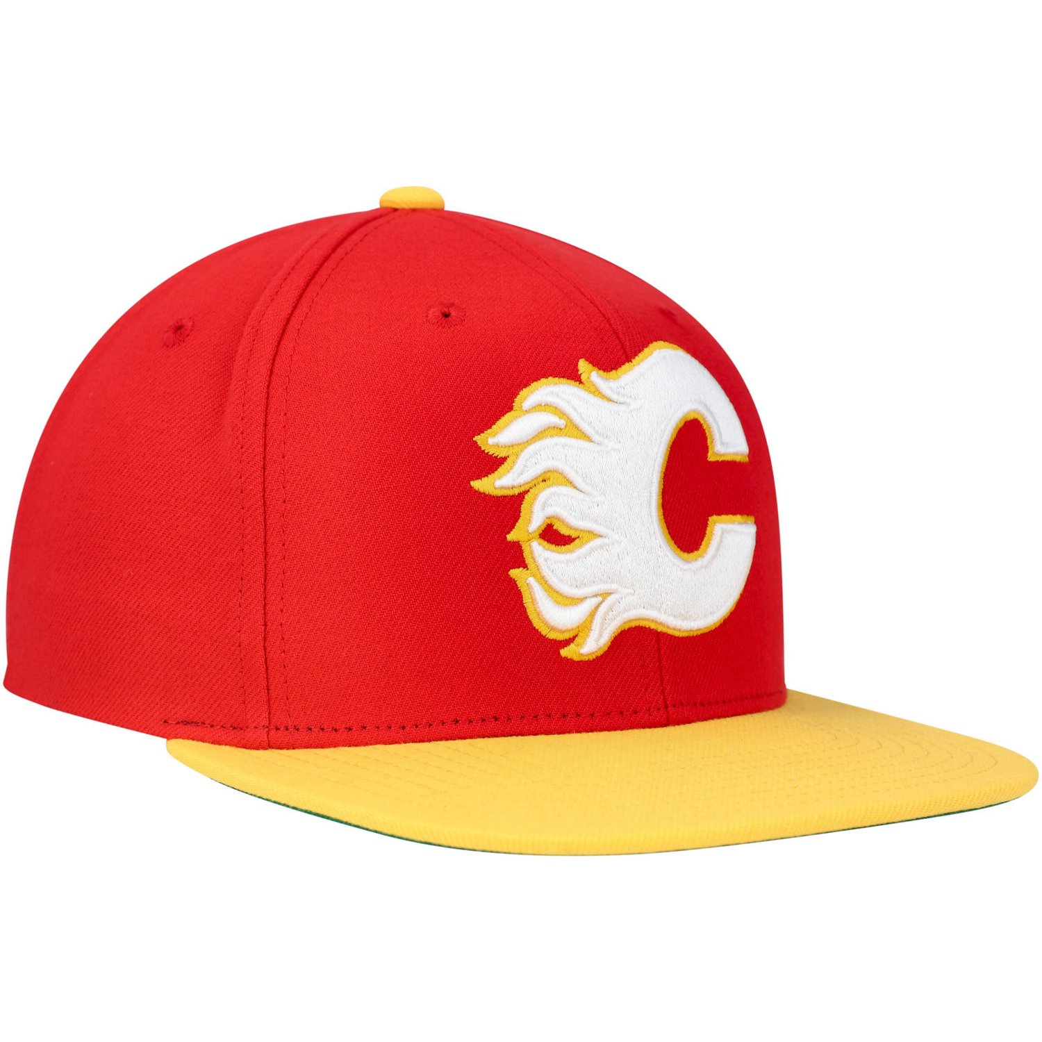 Mitchell  Ness Calgary Flames Core Team Ground 20 Snapback Hat                                                                   - view number 3