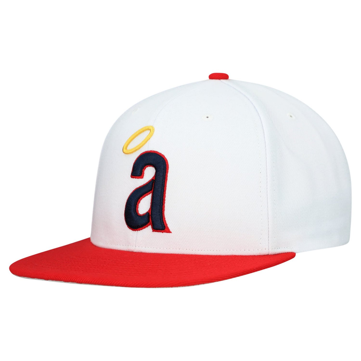 Mitchell  Ness California Angels Cooperstown Collection Basic Flip Snapback Hat