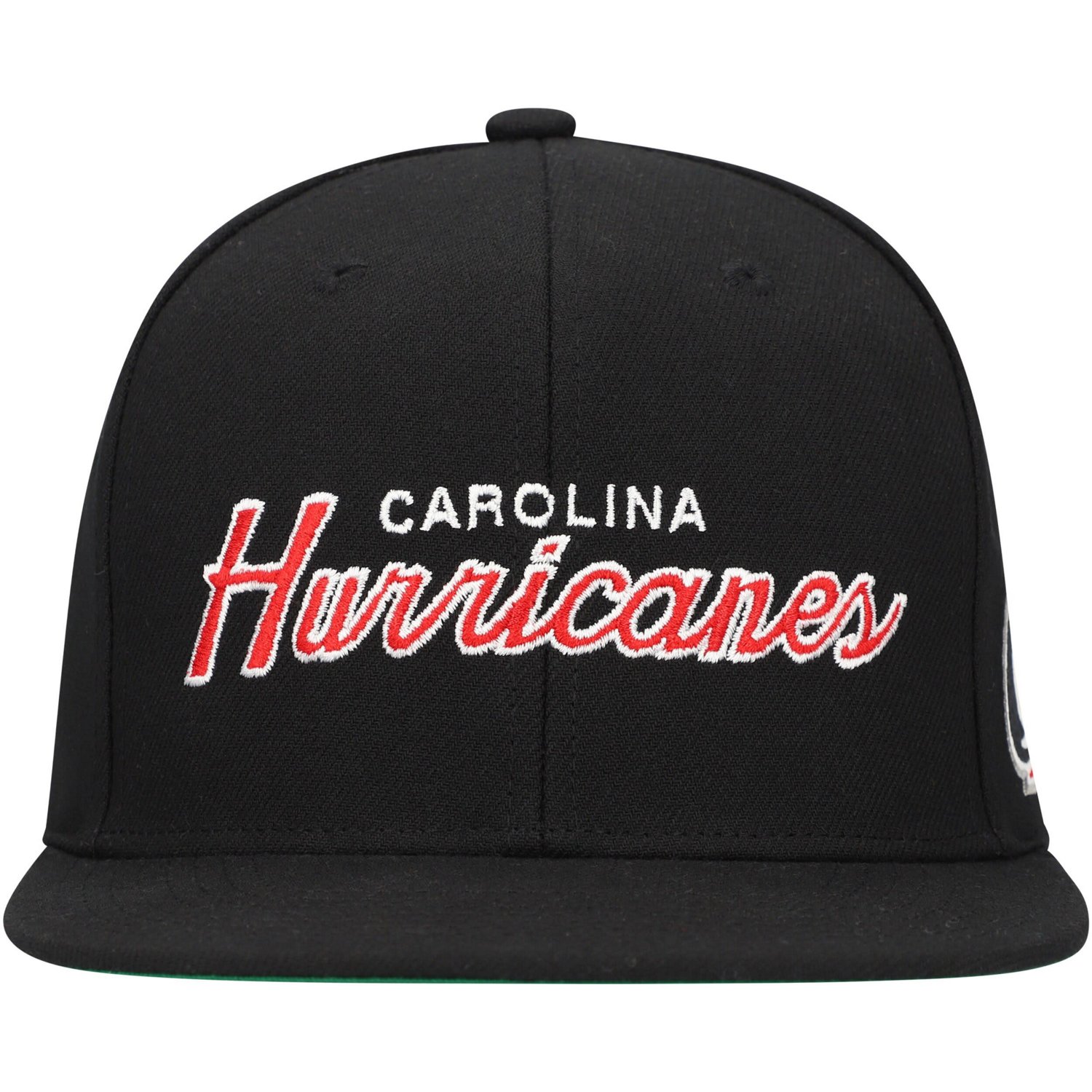Mitchell  Ness Carolina Hurricanes Core Team Script 20 Snapback Hat - view number 2