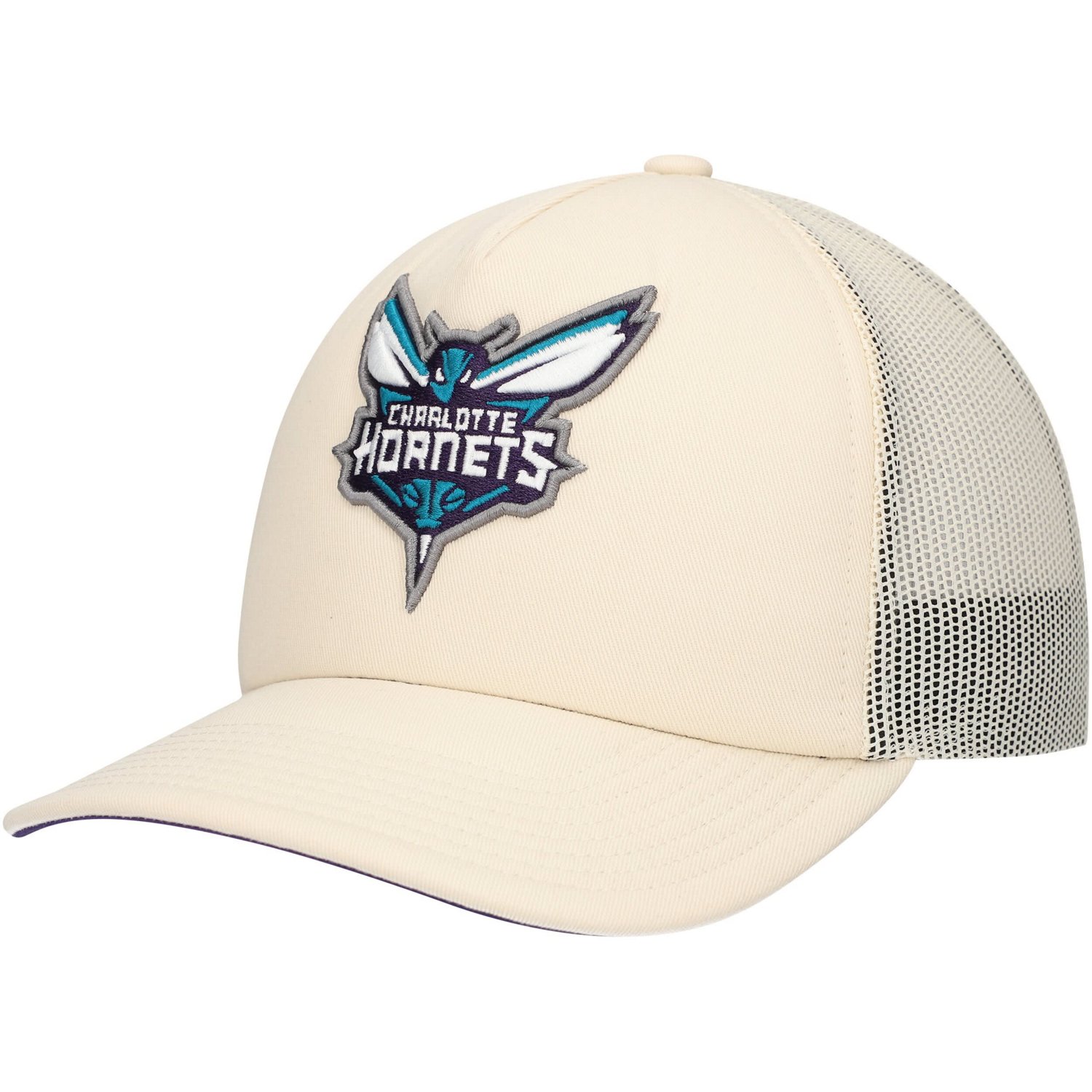 Mitchell  Ness Charlotte Hornets Trucker Adjustable Hat                                                                          - view number 1