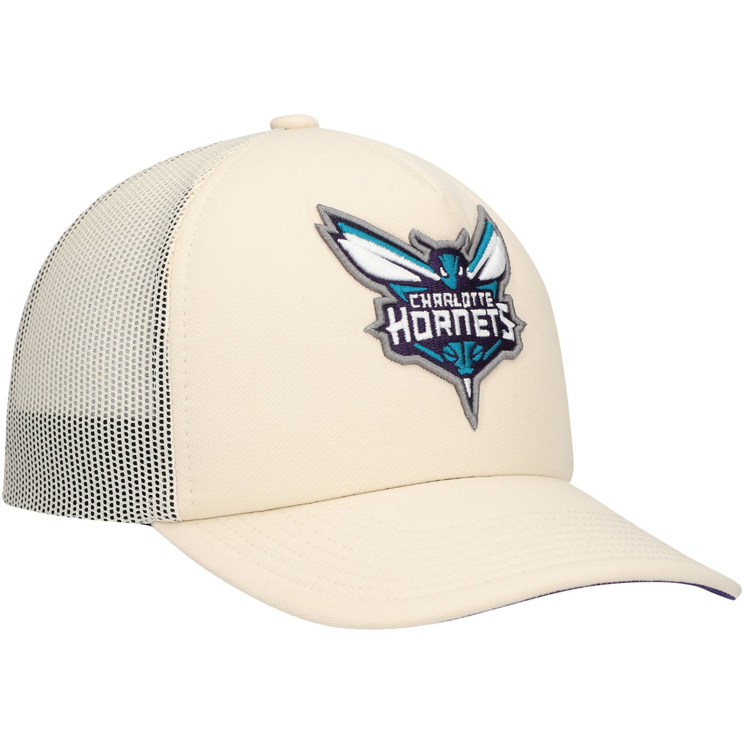Mitchell  Ness Charlotte Hornets Trucker Adjustable Hat                                                                          - view number 3