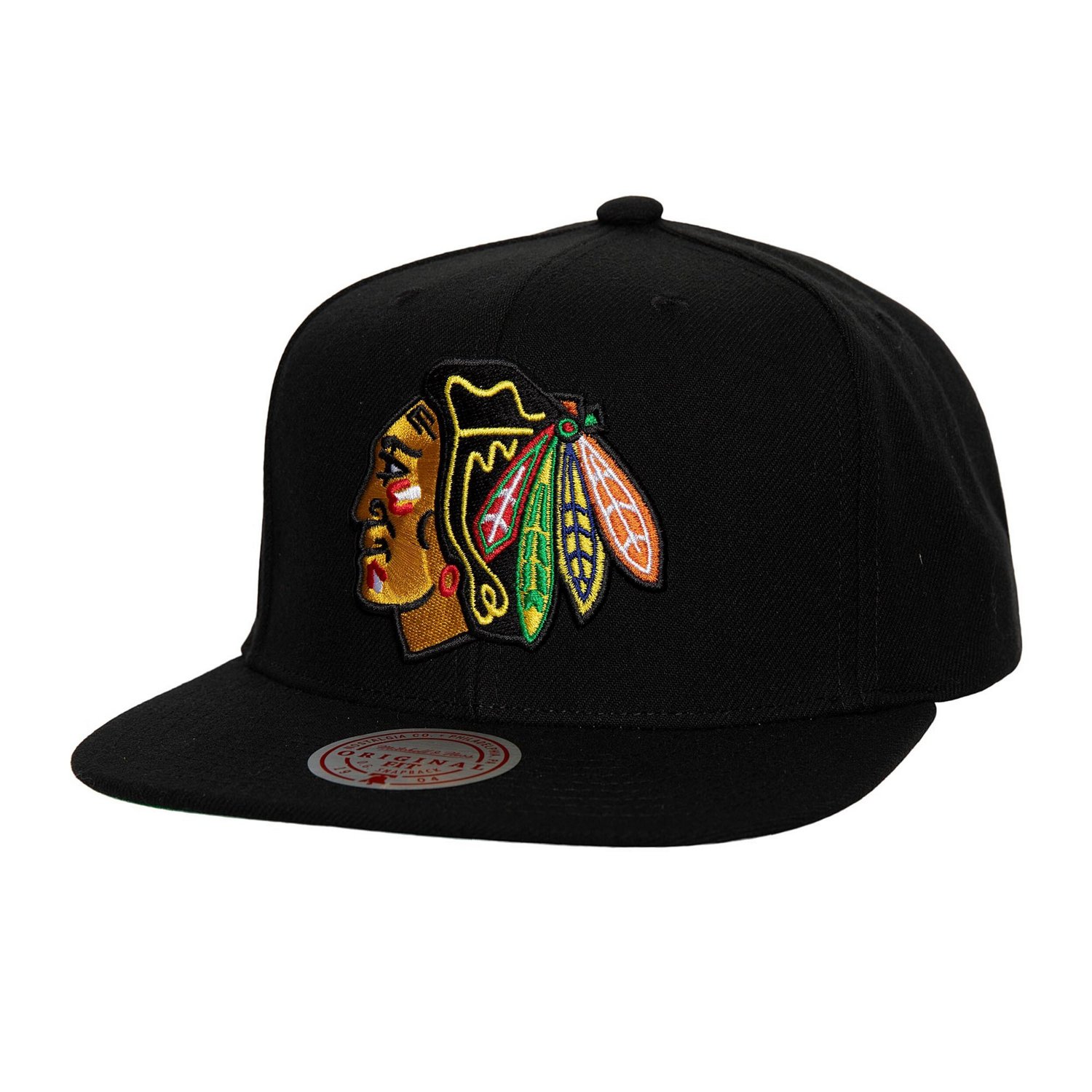 Mitchell  Ness Chicago Black hawks Core Top Spot Snapback Hat