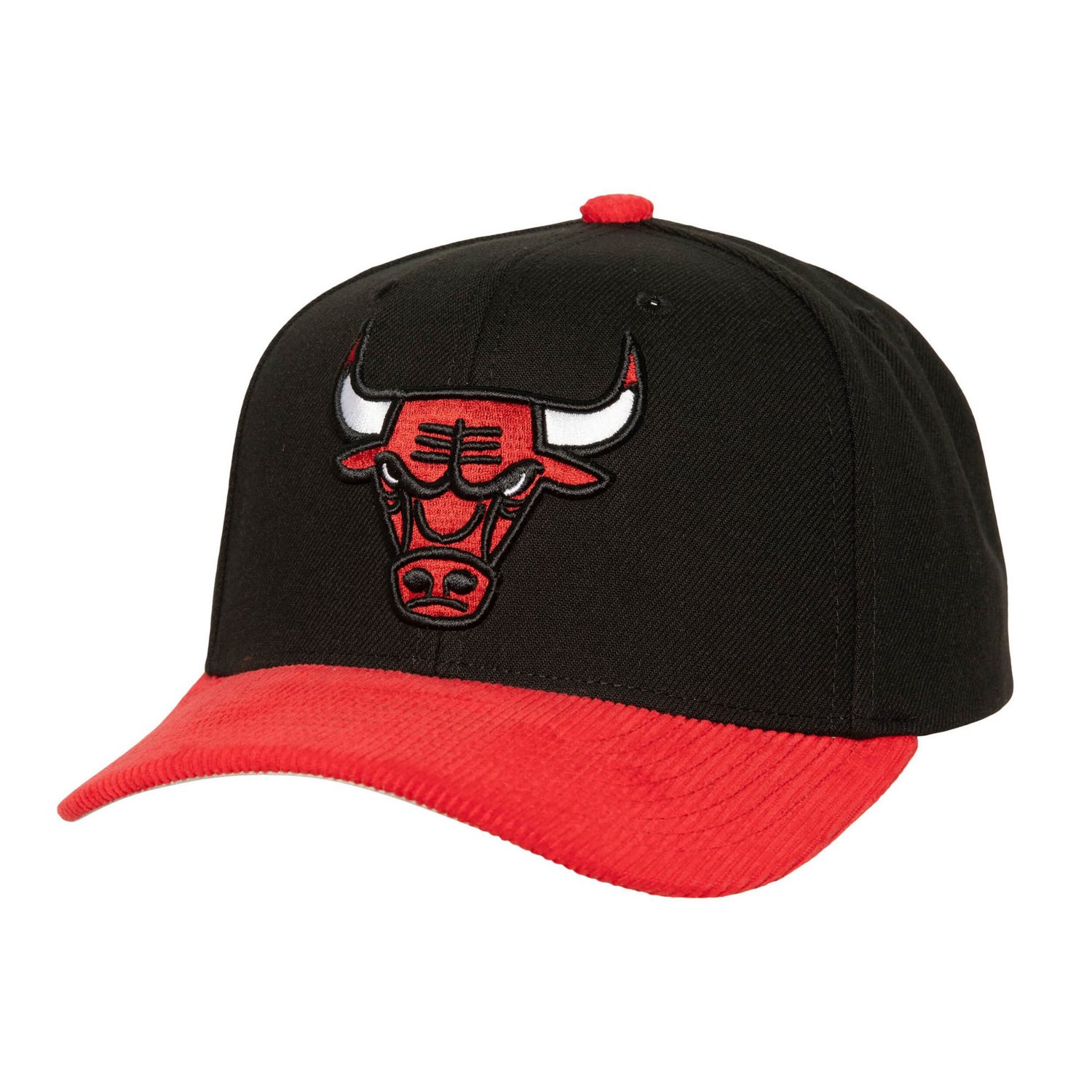Mitchell  Ness Chicago Bulls Corduroy Pro Crown Adjustable Hat