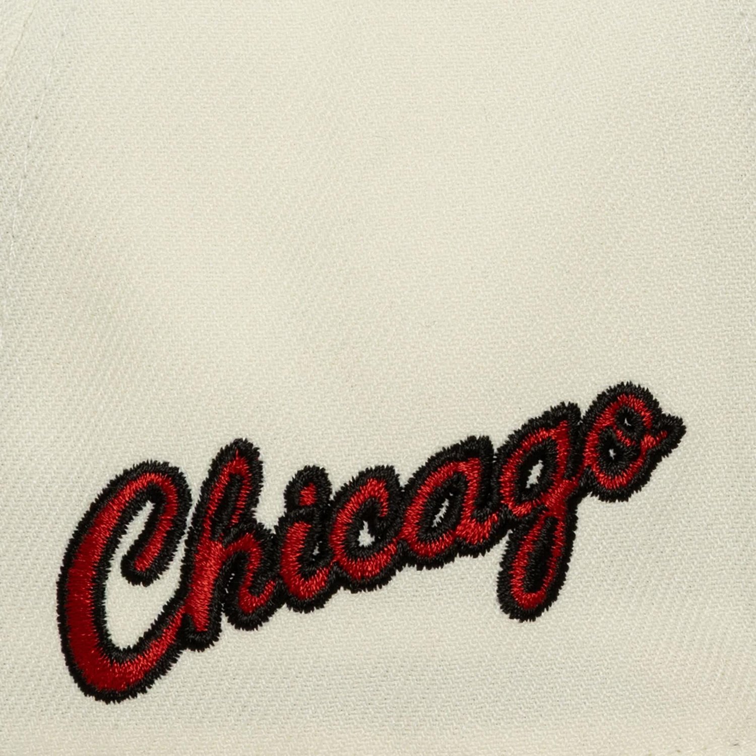 Mitchell  Ness Chicago Bulls Ochre Dusted Double Two-Toned Pro Crown Adjustable Hat - view number 3