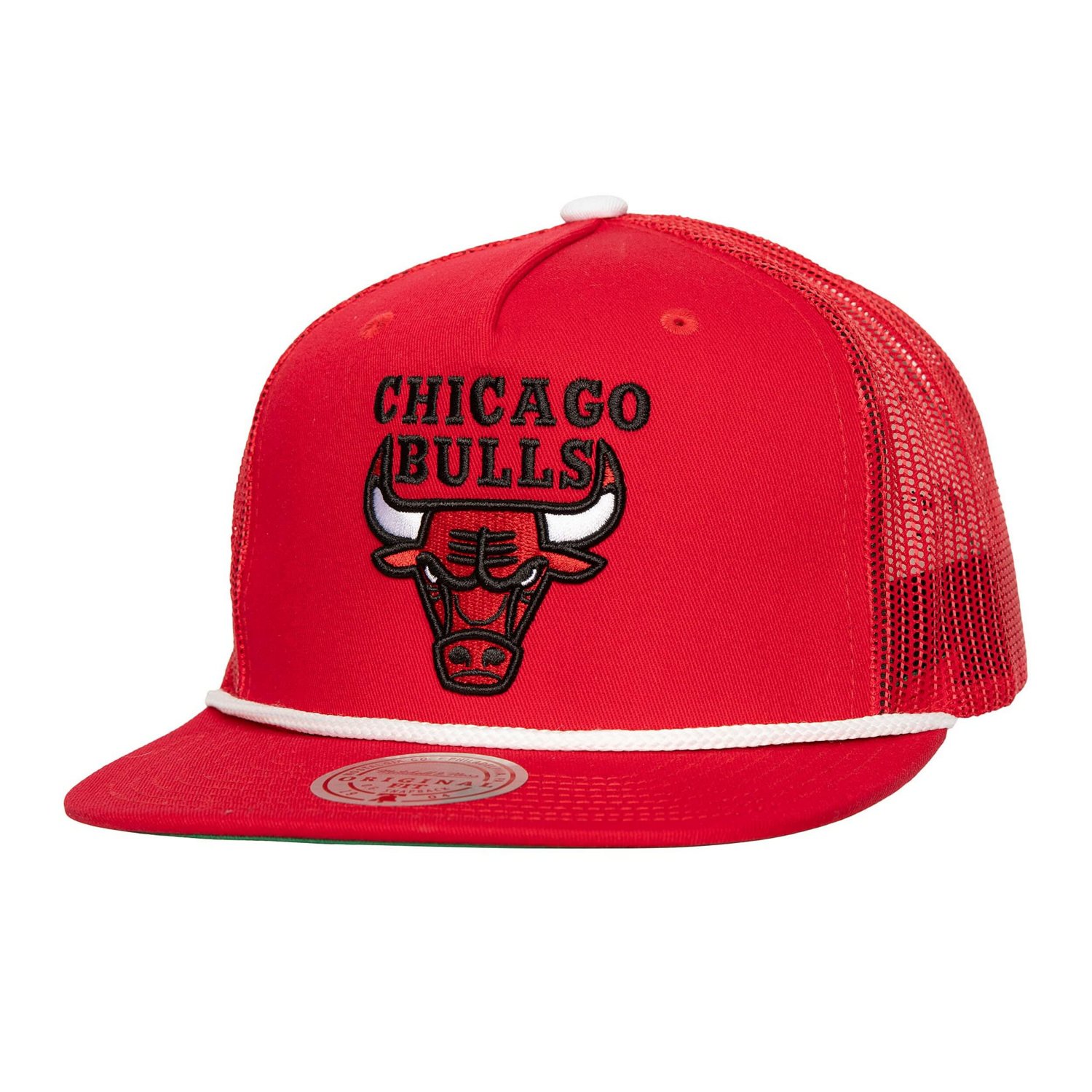 Mitchell  Ness Chicago Bulls Roper Meshback Trucker Snapback Hat