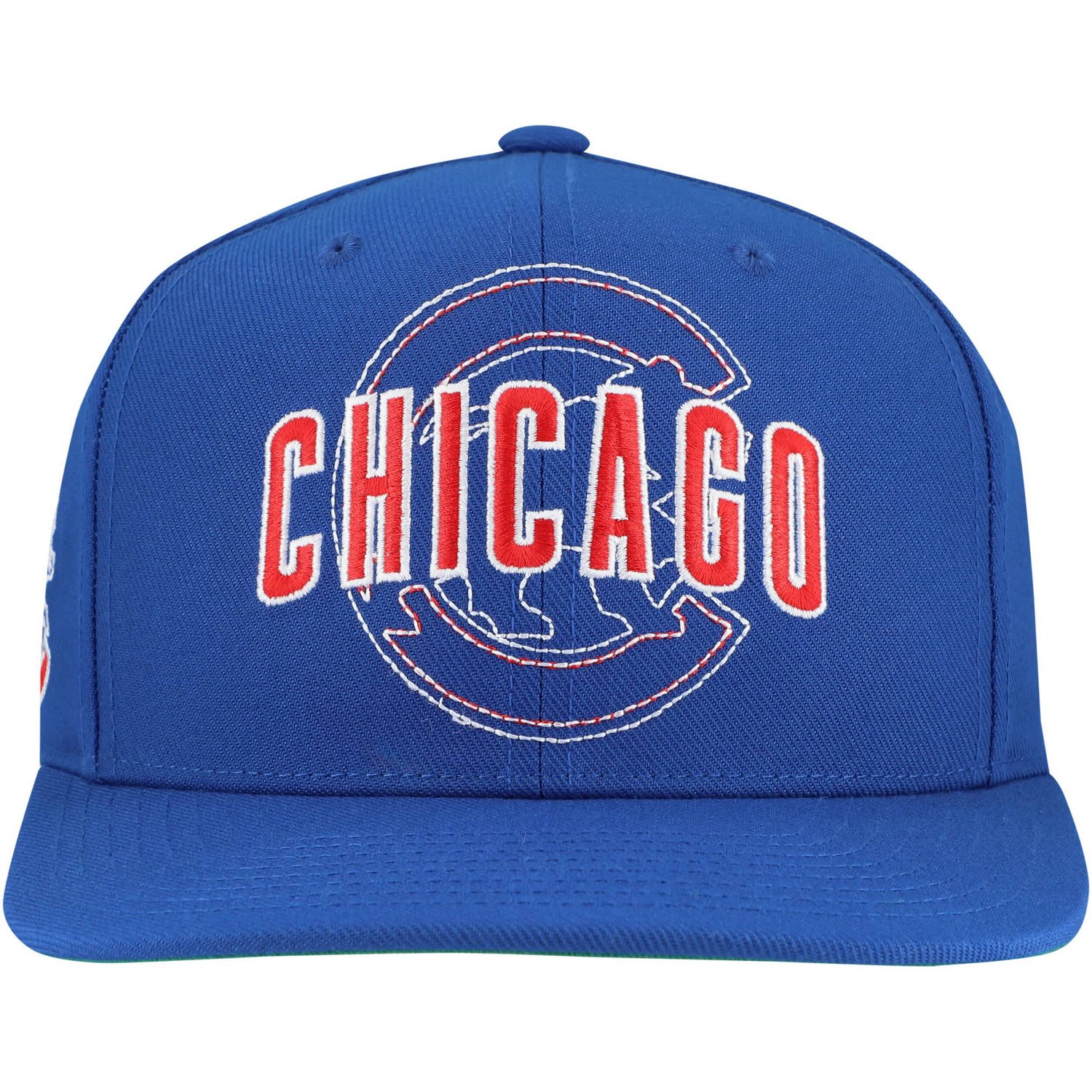 Mitchell  Ness Chicago Cubs Double Up Snapback Hat