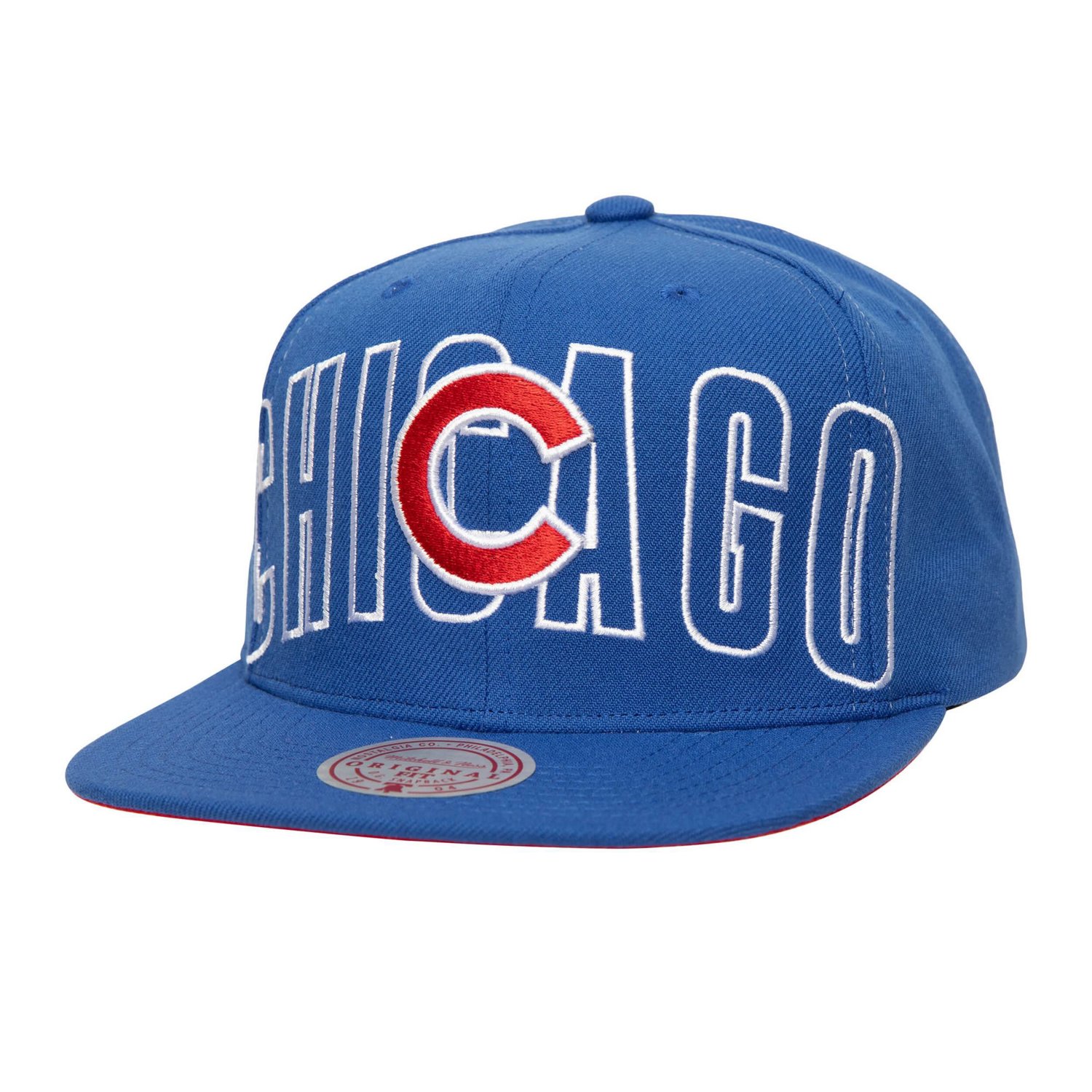 Mitchell  Ness Chicago Cubs Full Frontal Snapback Hat
