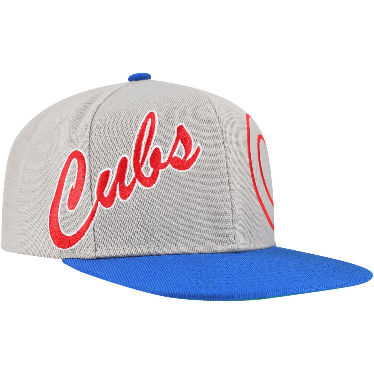 Mitchell  Ness Chicago Cubs Knock Out Panel Snapback Hat