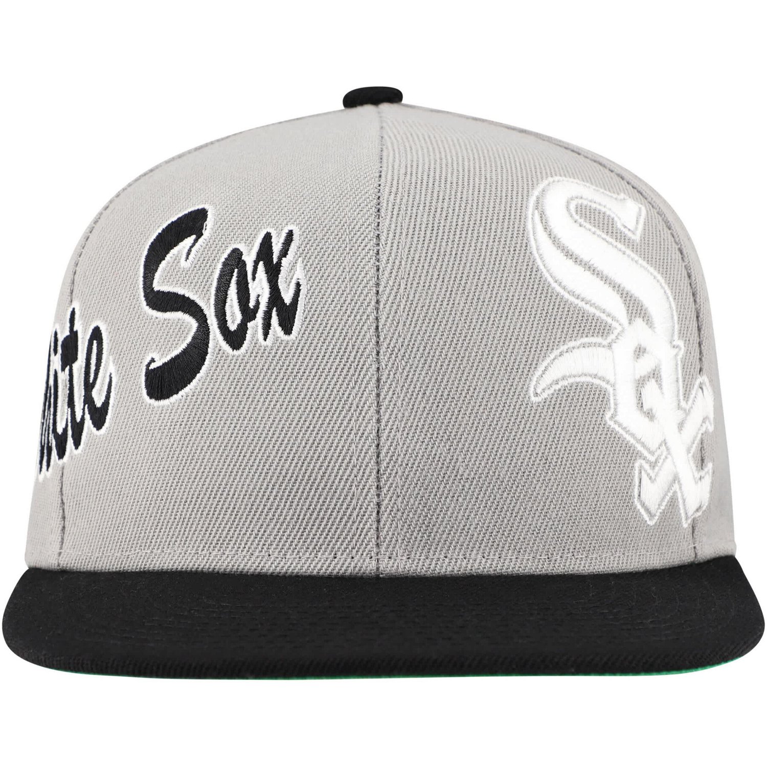 Mitchell  Ness Chicago Sox Knock Out Panel Snapback Hat