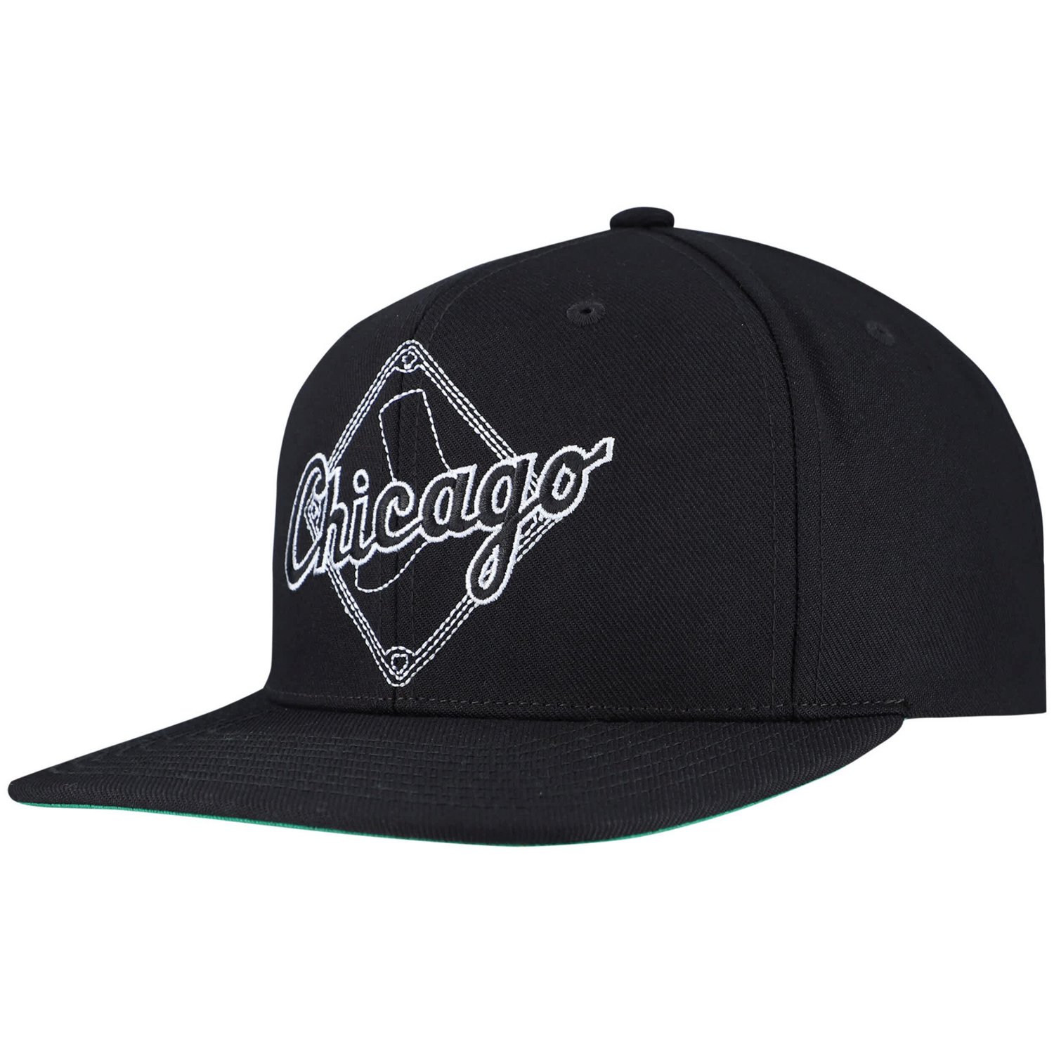 Mitchell  Ness Chicago White Sox Double Up Snapback Hat