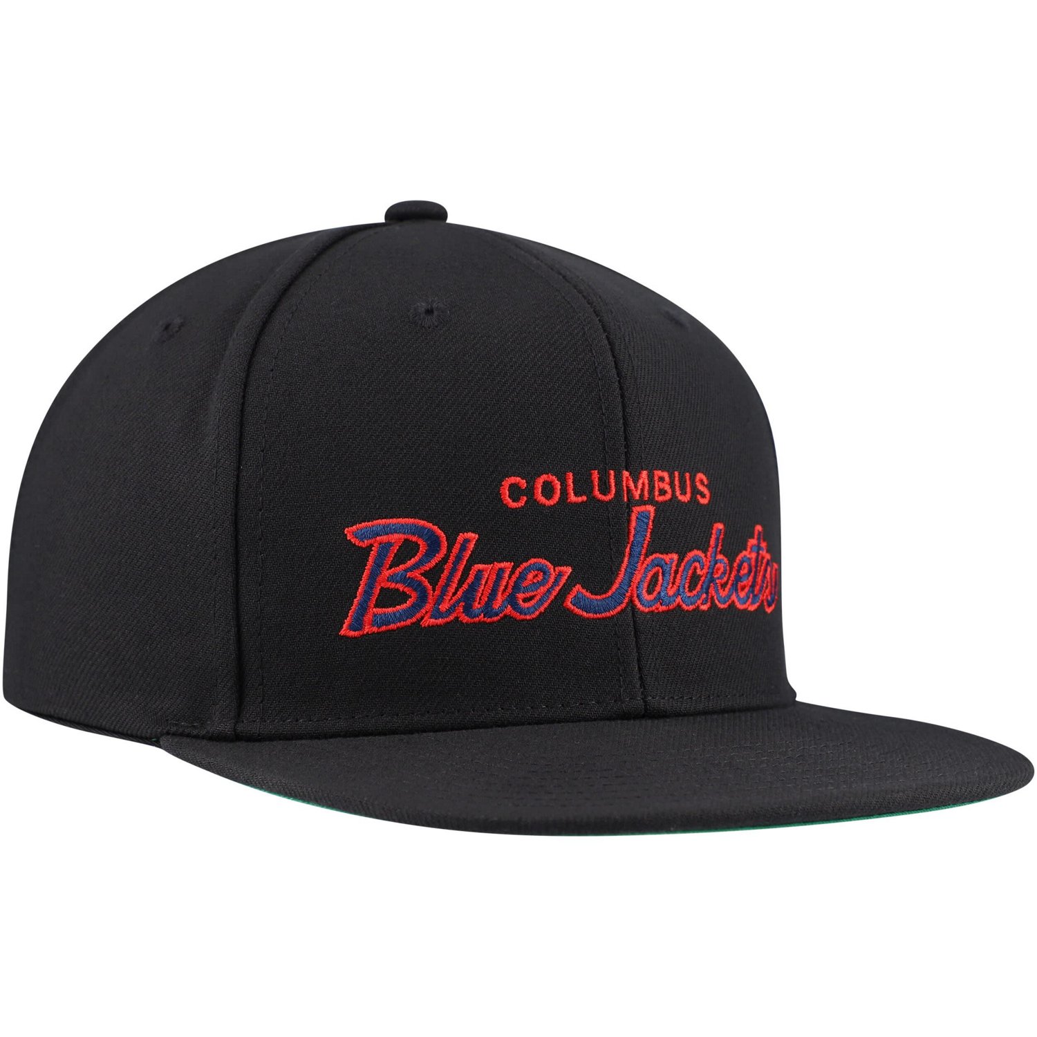 Mitchell  Ness Columbus Blue Jackets Core Team Script 20 Snapback Hat                                                            - view number 3