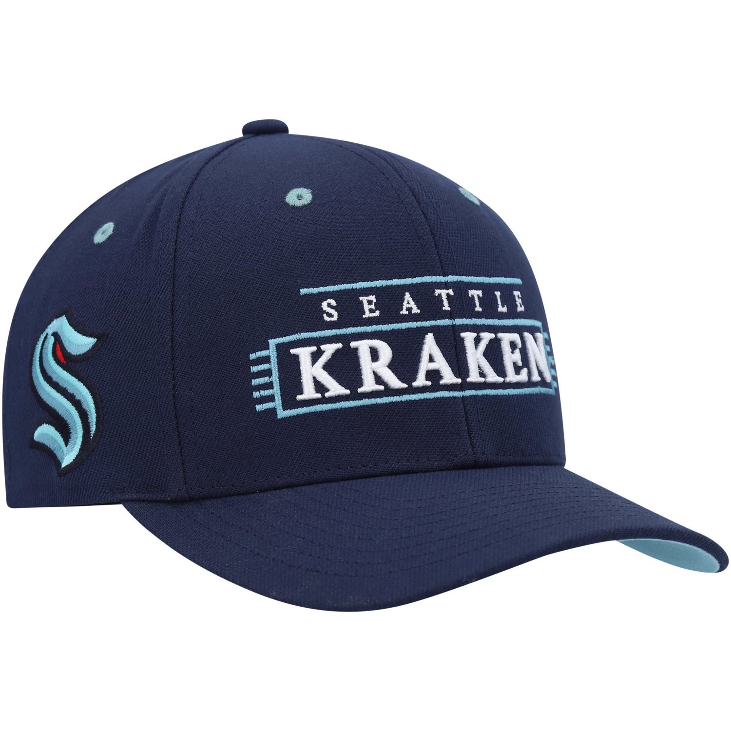 Mitchell  Ness Deep Sea Seattle Kraken LOFI Pro Snapback Hat                                                                     - view number 1
