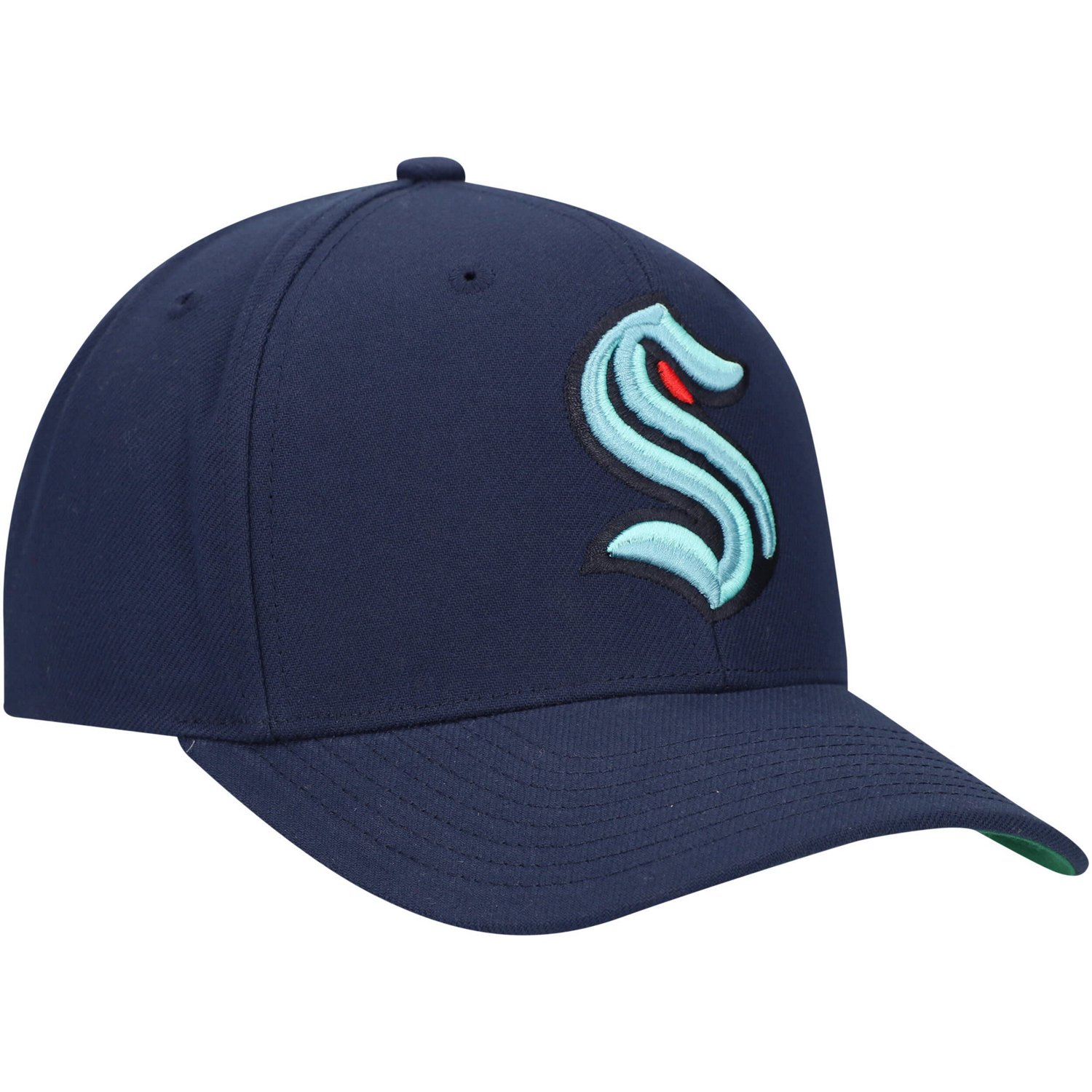 Mitchell  Ness Deep Sea Seattle Kraken Team Ground Pro Adjustable Hat                                                            - view number 3