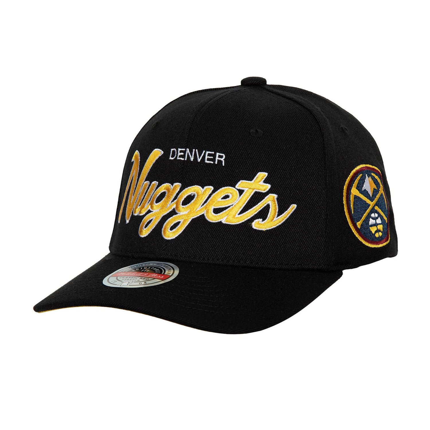 Mitchell  Ness Denver Nuggets MVP Team Script 20 Stretch-Snapback Hat