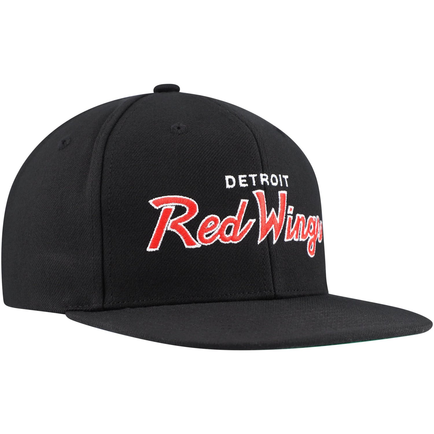 Mitchell  Ness Detroit Red Wings Core Team Script 20 Snapback Hat                                                                - view number 3