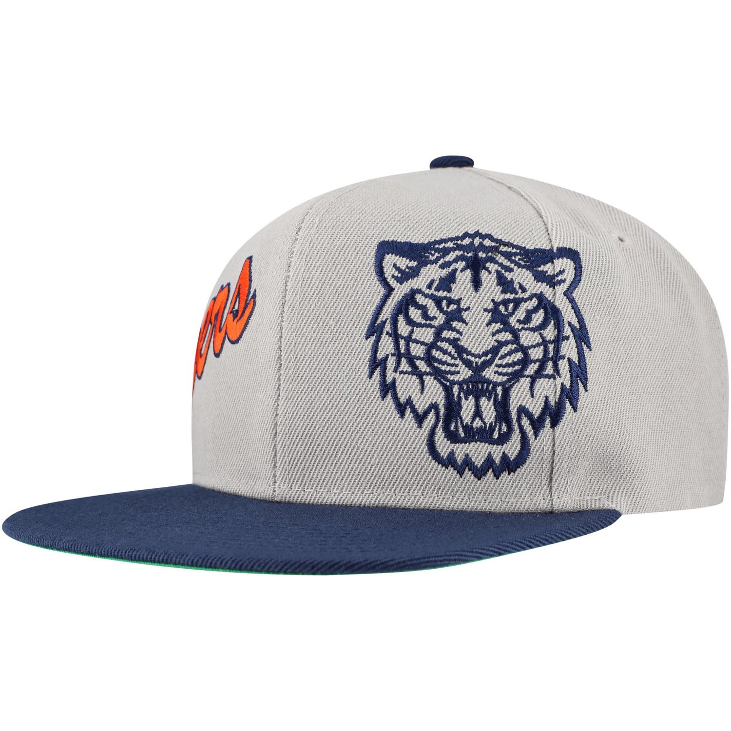 Mitchell  Ness Detroit Tigers Knock Out Panel Snapback Hat