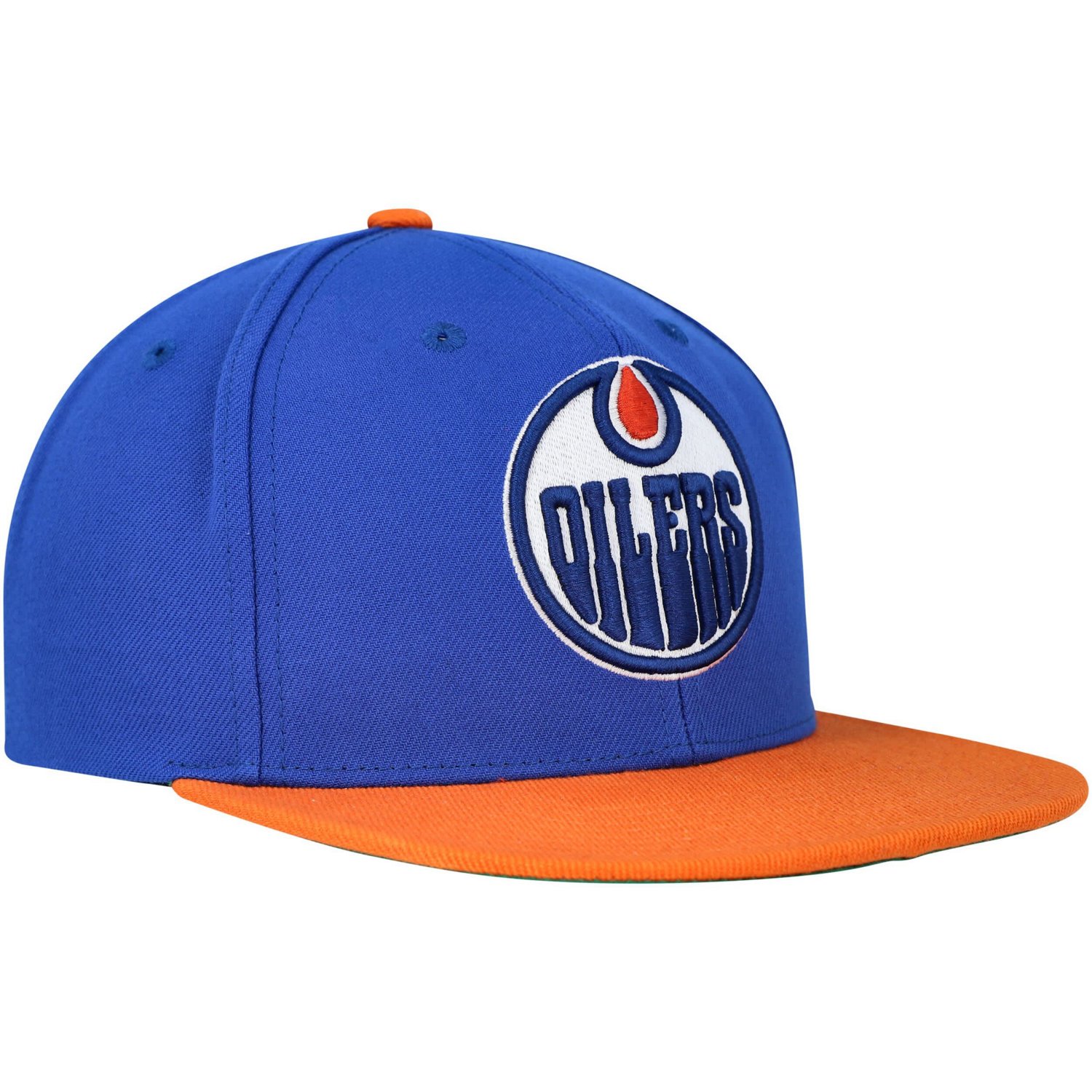 Mitchell  Ness Edmonton Oilers Core Team Ground 20 Snapback Hat                                                                  - view number 3