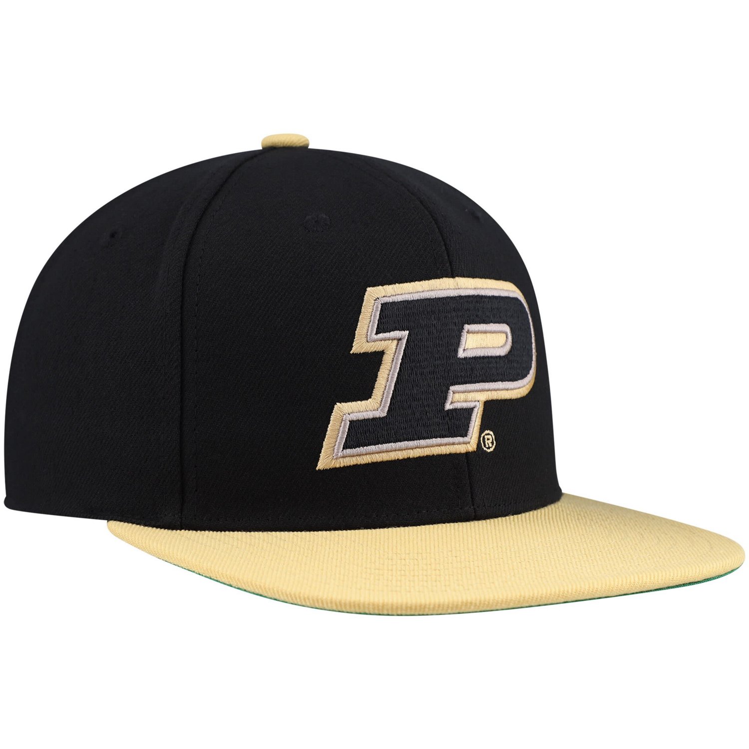 Mitchell  Ness /Gold Purdue Boilermakers 2-Tone 20 Snapback Hat                                                                  - view number 3