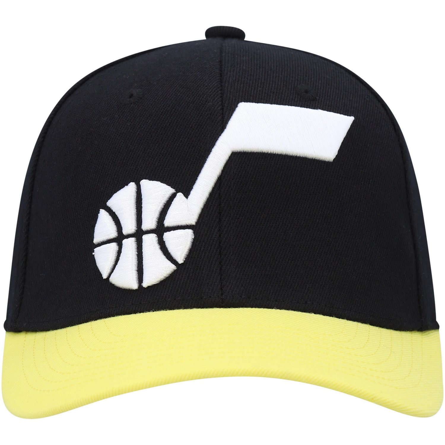 Mitchell  Ness /Gold Utah Jazz MVP Team Two-Tone 20 Stretch-Snapback Hat                                                         - view number 2