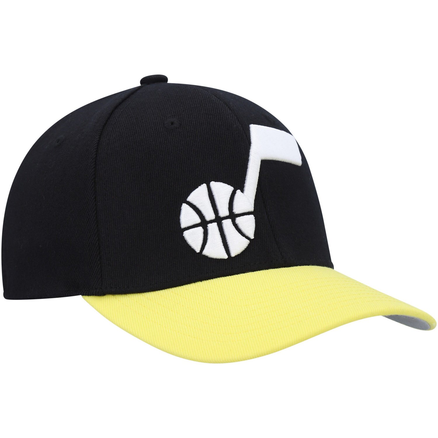 Mitchell  Ness /Gold Utah Jazz MVP Team Two-Tone 20 Stretch-Snapback Hat                                                         - view number 3