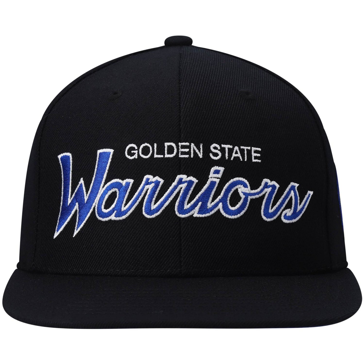 Mitchell  Ness Golden State Warriors Hardwood Classics Script 20 Snapback Hat                                                    - view number 2