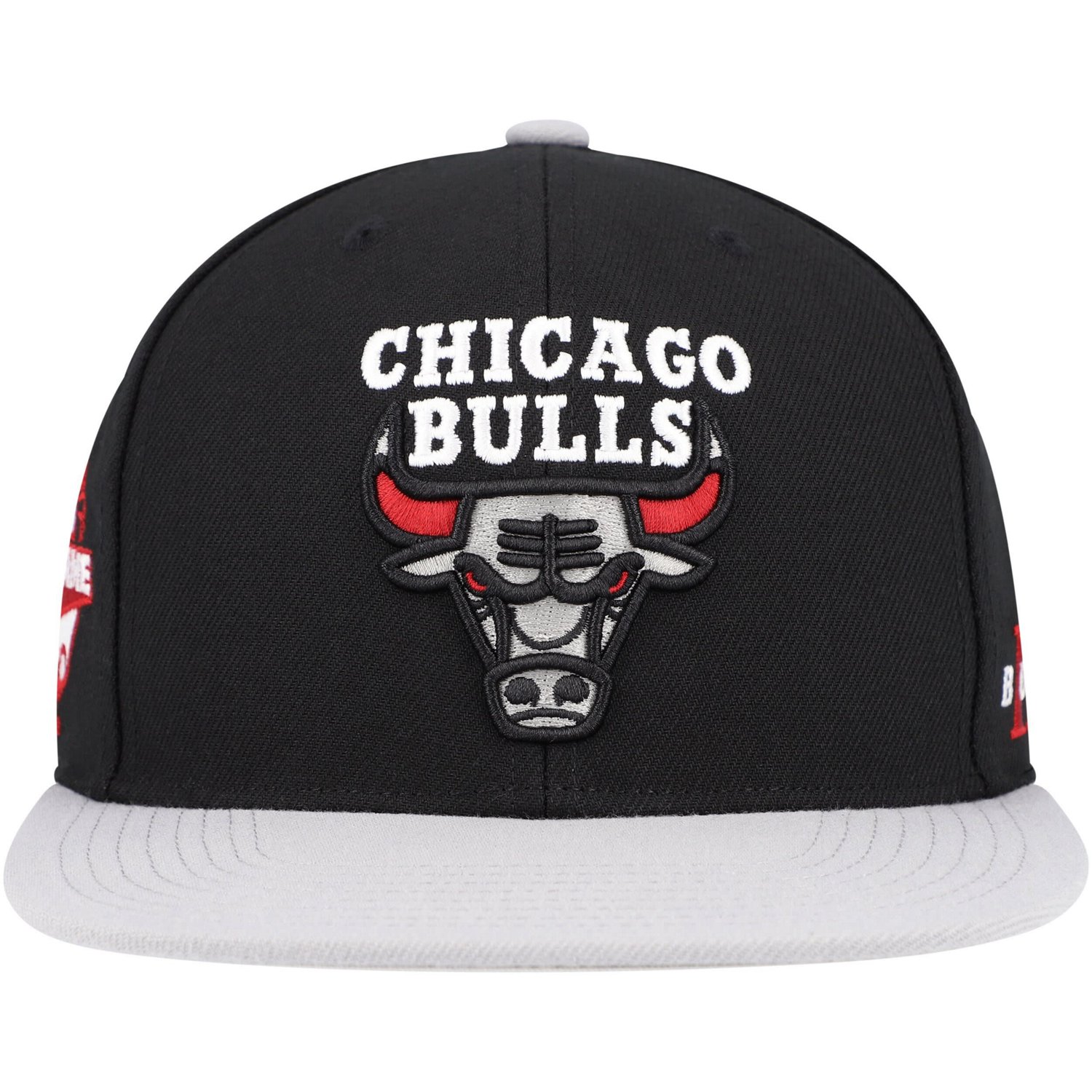 Mitchell  Ness Gray Chicago Bulls Core Snapback Hat - view number 2