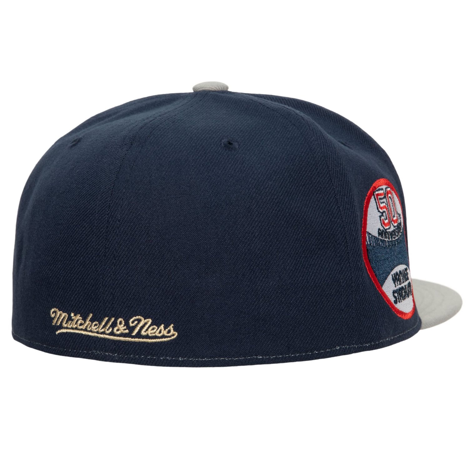 Mitchell  Ness Gray New York Yankees Yankee Stadium 50th Anniversary Homefield Fitted Hat - view number 2