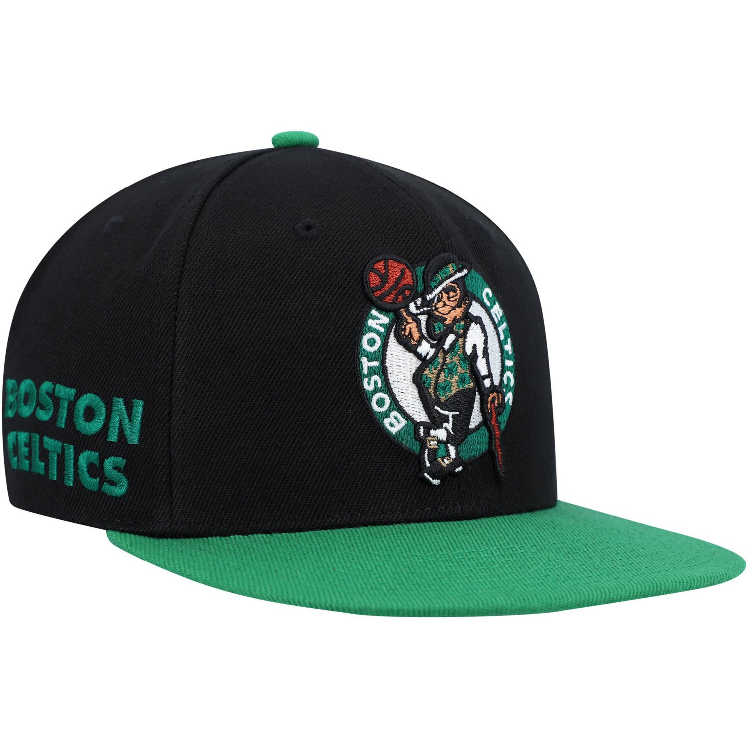 Mitchell Ness Green Boston Celtics Side Core 20 Snapback Hat