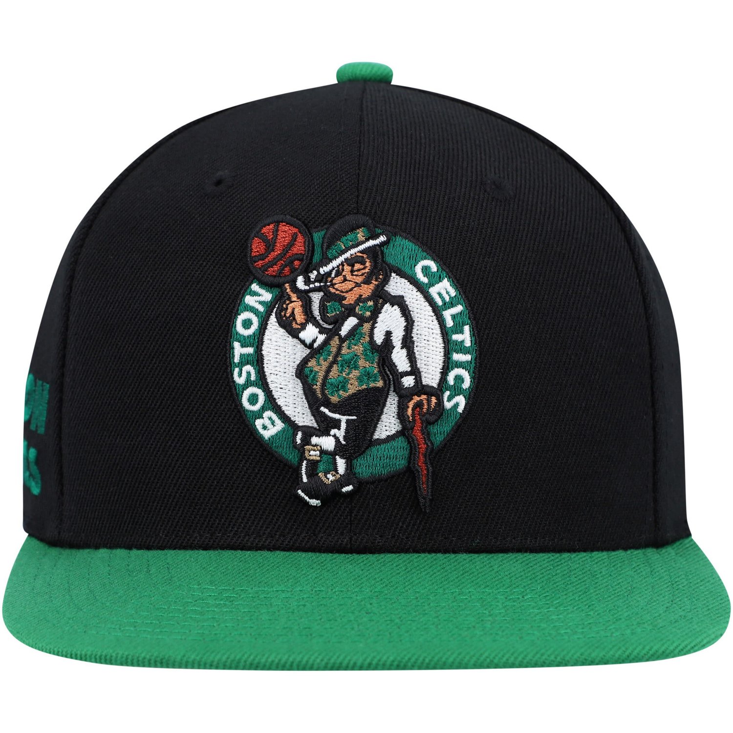 Mitchell  Ness Green Boston Celtics Side Core 20 Snapback Hat - view number 2