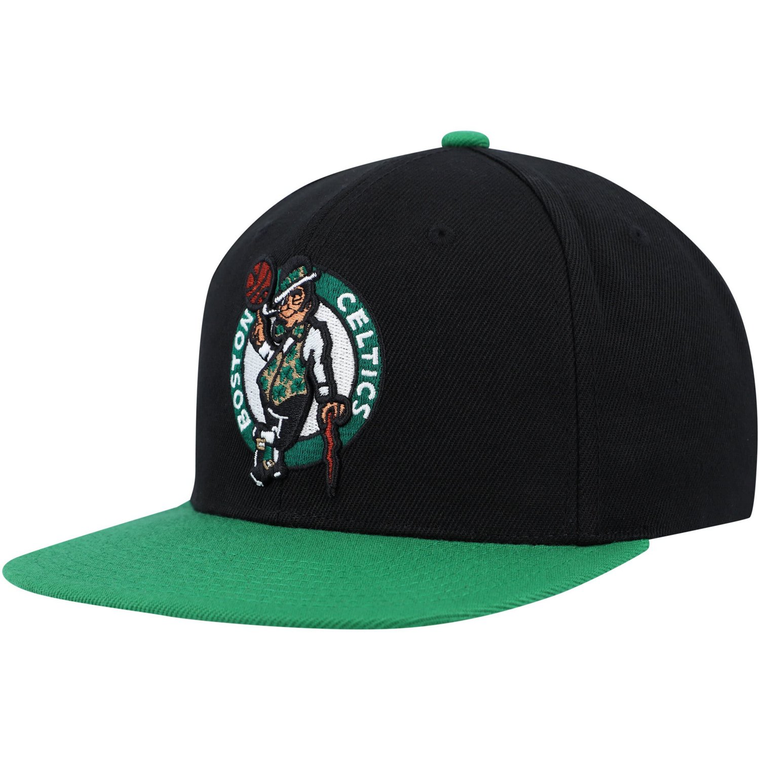 Mitchell  Ness Green Boston Celtics Side Core 20 Snapback Hat - view number 3