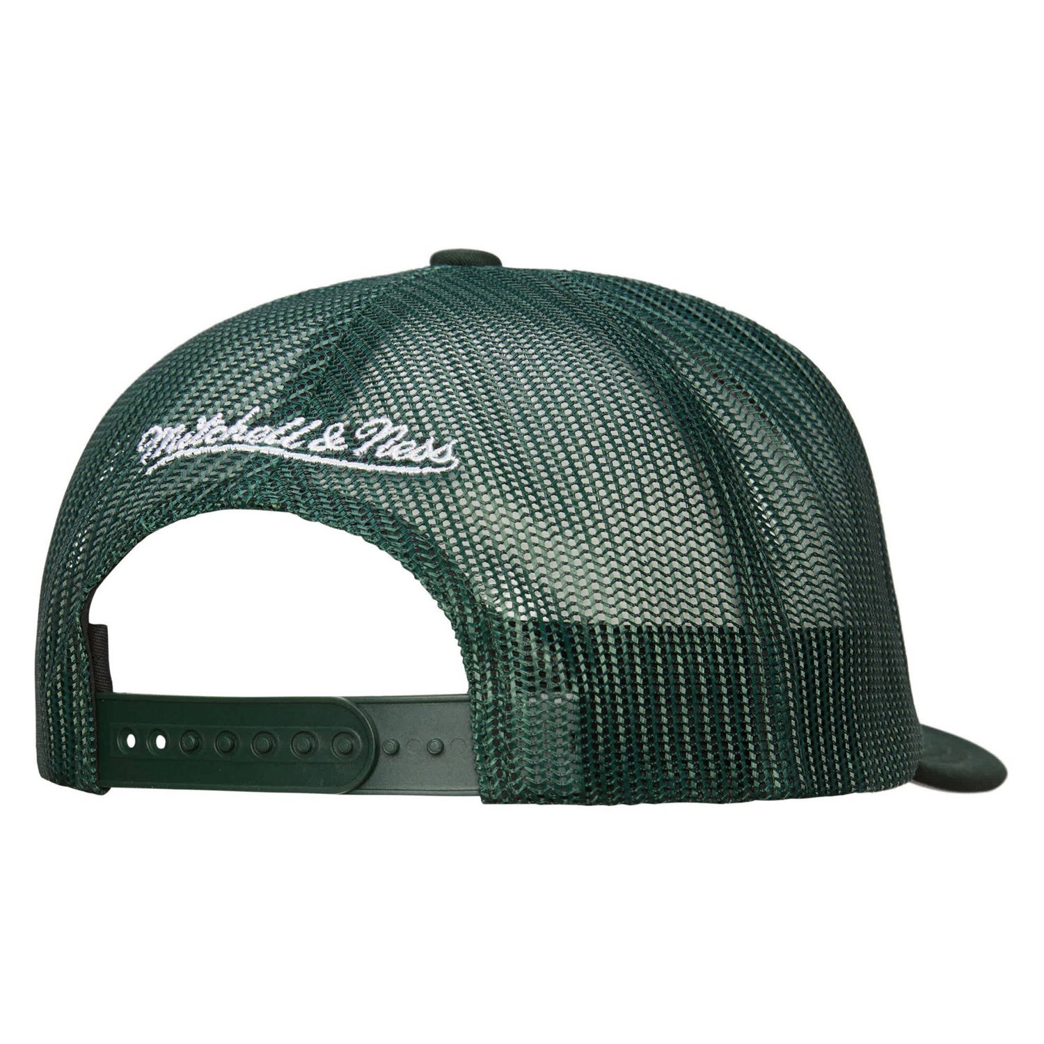 Mitchell  Ness Green New Jersey Devils Gridlock Trucker Adjustable Hat - view number 2