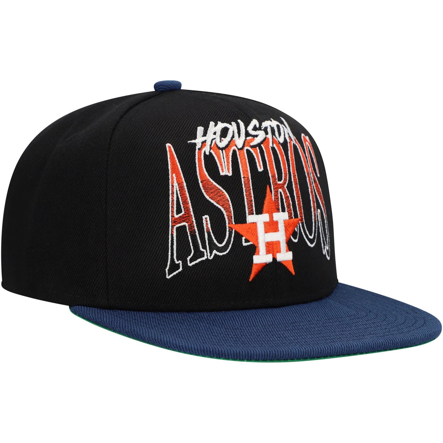Mitchell  Ness Houston Astros Rise Up Snapback Hat