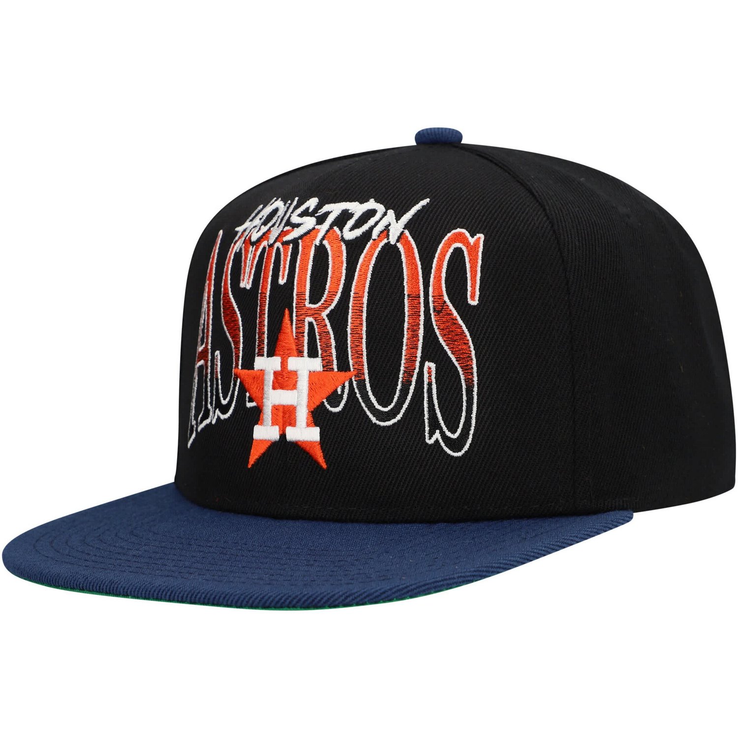 Mitchell  Ness Houston Astros Rise Up Snapback Hat