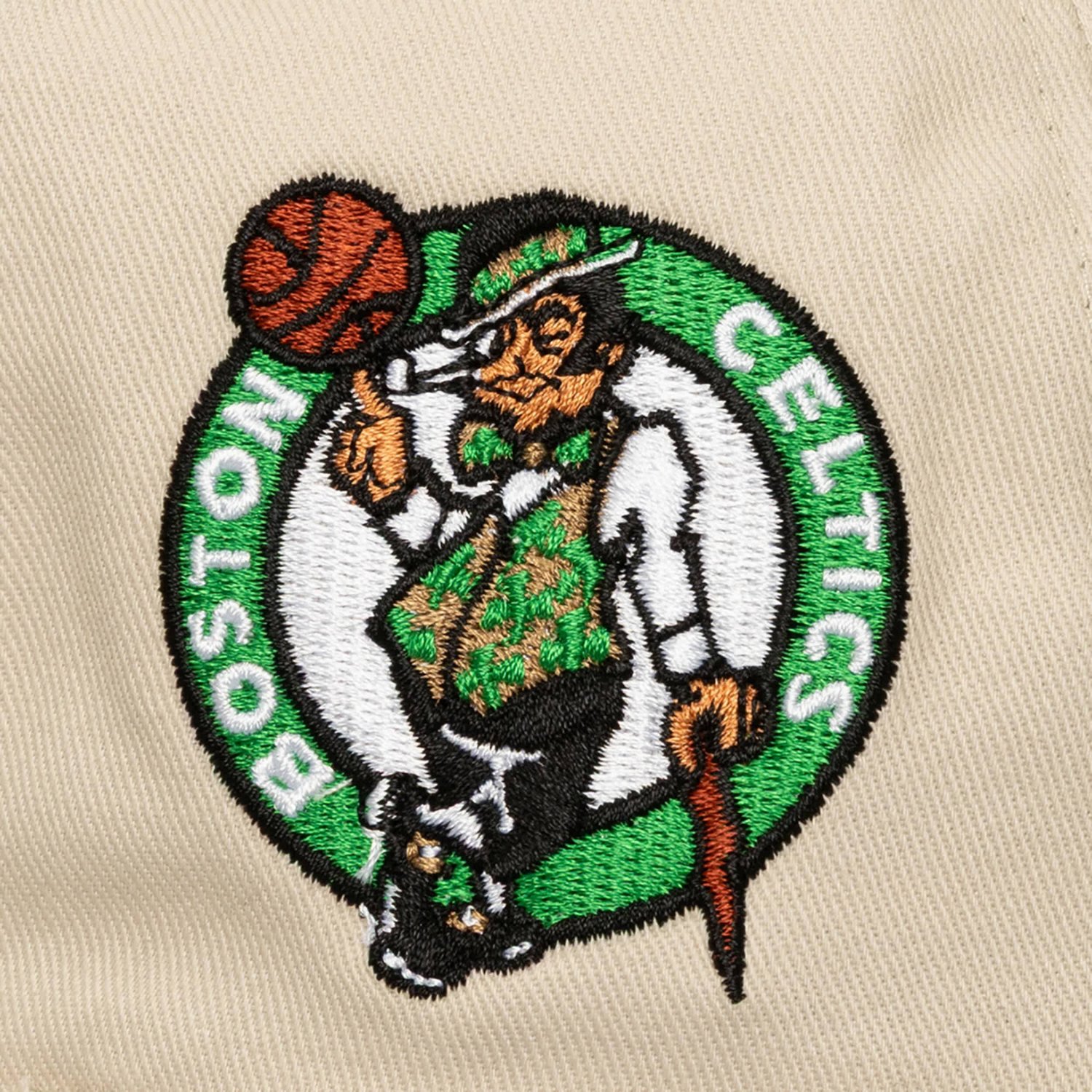 Mitchell  Ness Kelly Green Boston Celtics Cityscape Caddy Snapback Hat - view number 3