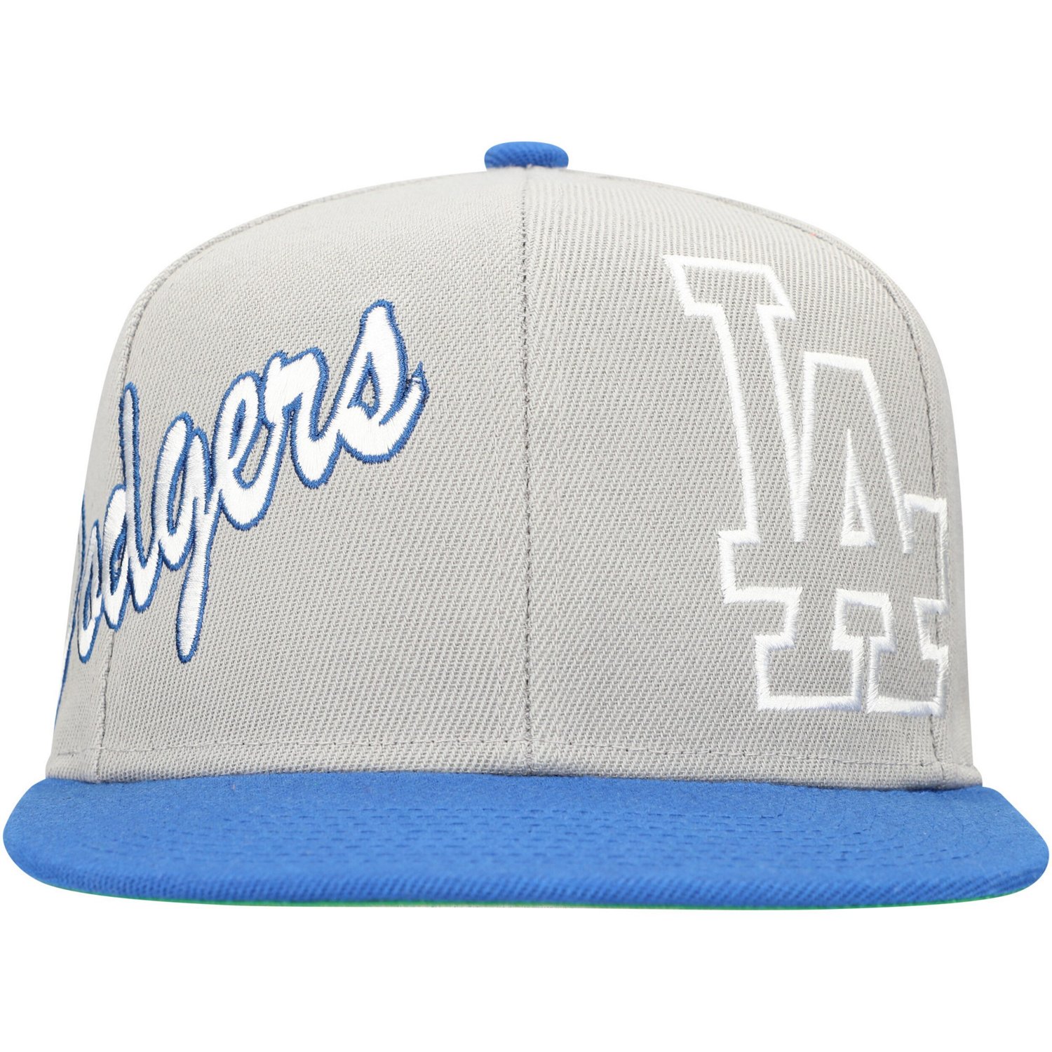 Mitchell  Ness Los Angeles Dodgers Knock Out Panel Snapback Hat - view number 2